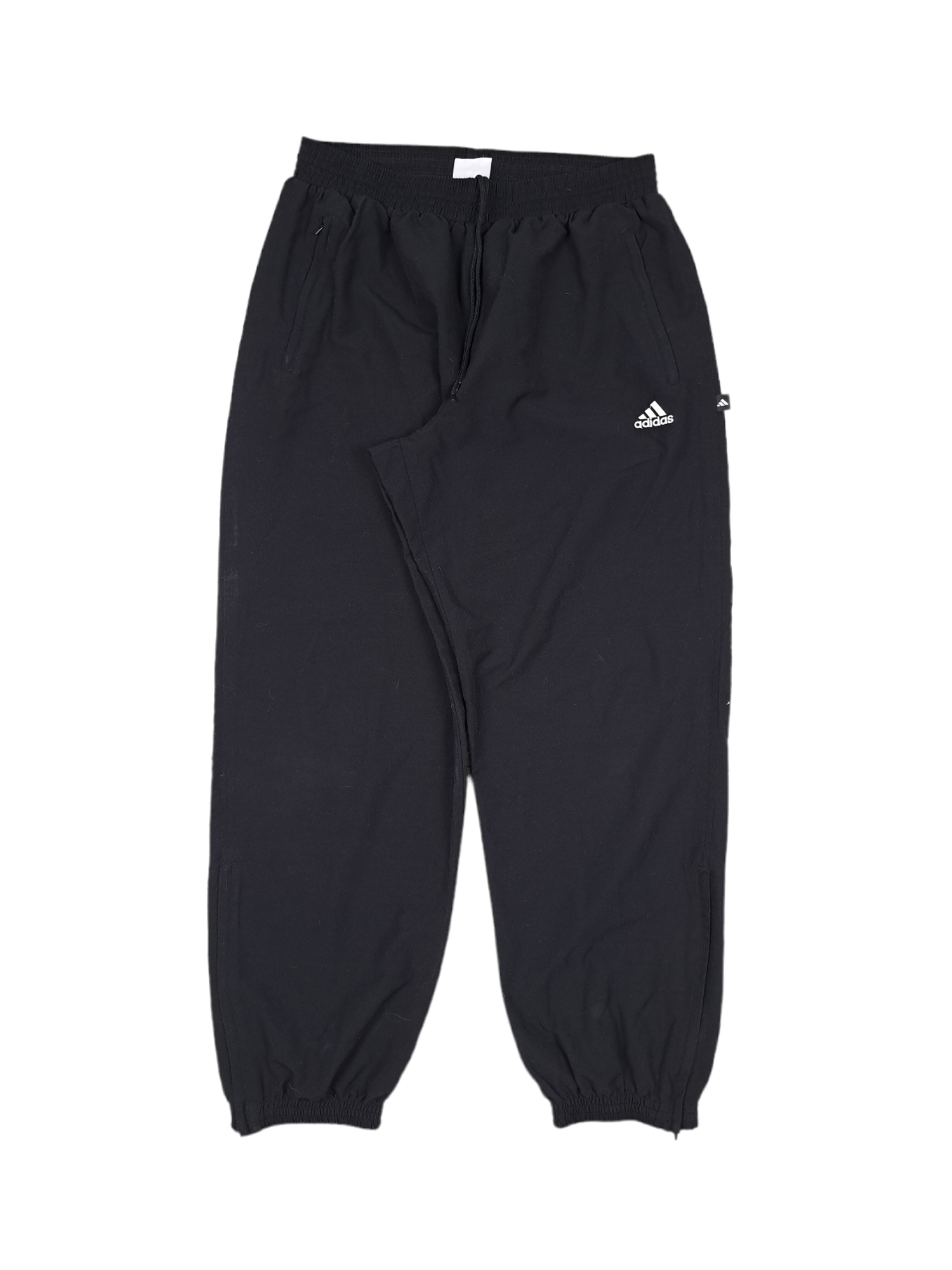 Adidas × Vintage 💎 90s Vintage Adidas XL Joggers Sweatpants Black Small Logo Size US 34 / EU 50 - 1 Thumbnail