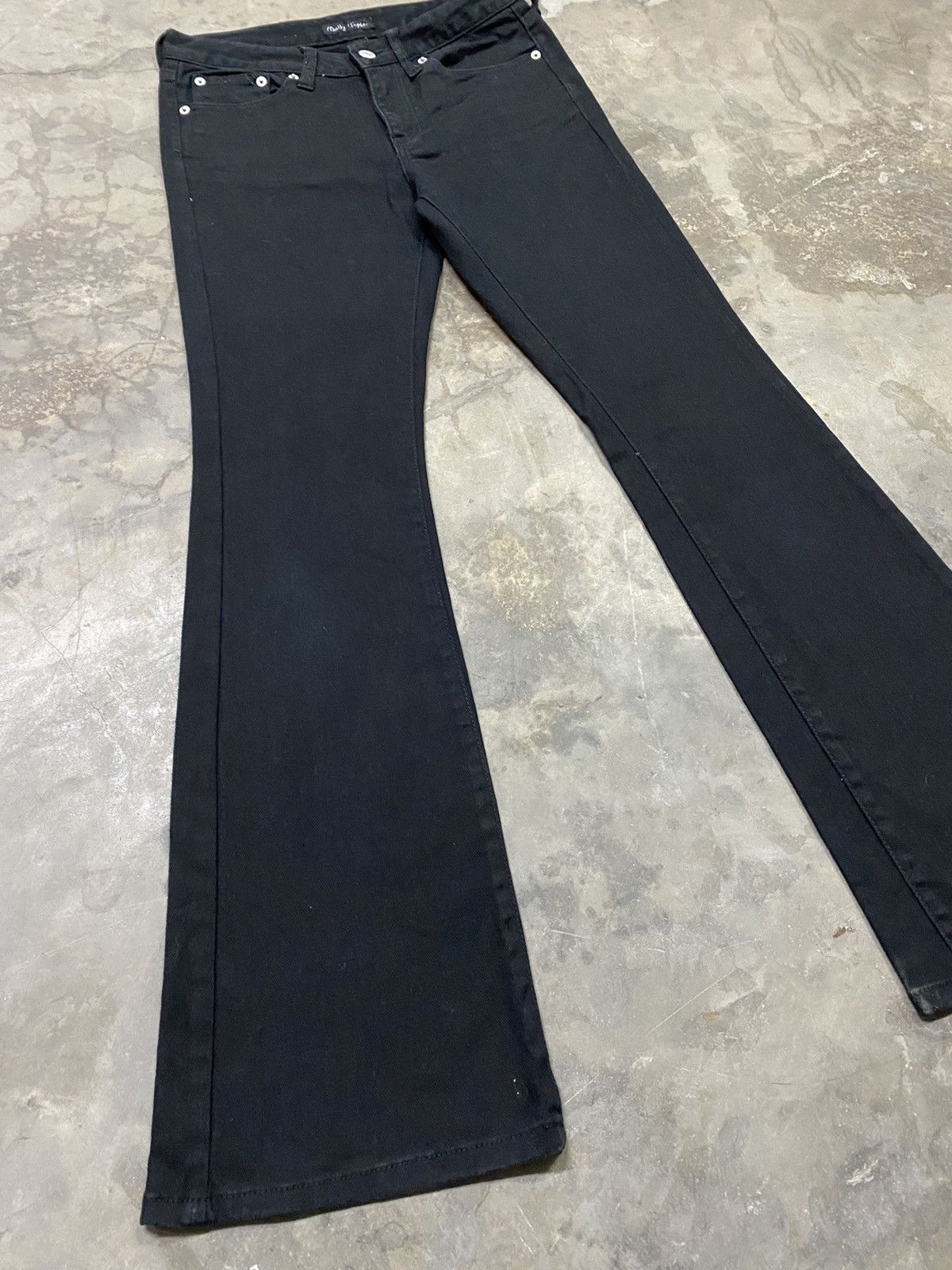 Hysteric Glamour × Japanese Brand × Tornado Mart Flare Jeans Japanese Daily Topics Super Black Boot Cut Size 27" / US 4 / IT 40 - 1 Thumbnail