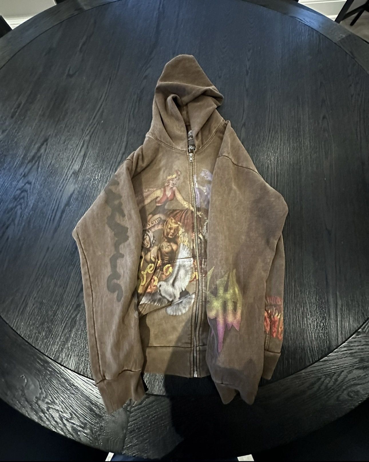 image of Travis Scott Brown Circus Maximus Hoodie, Men's (Size XL)