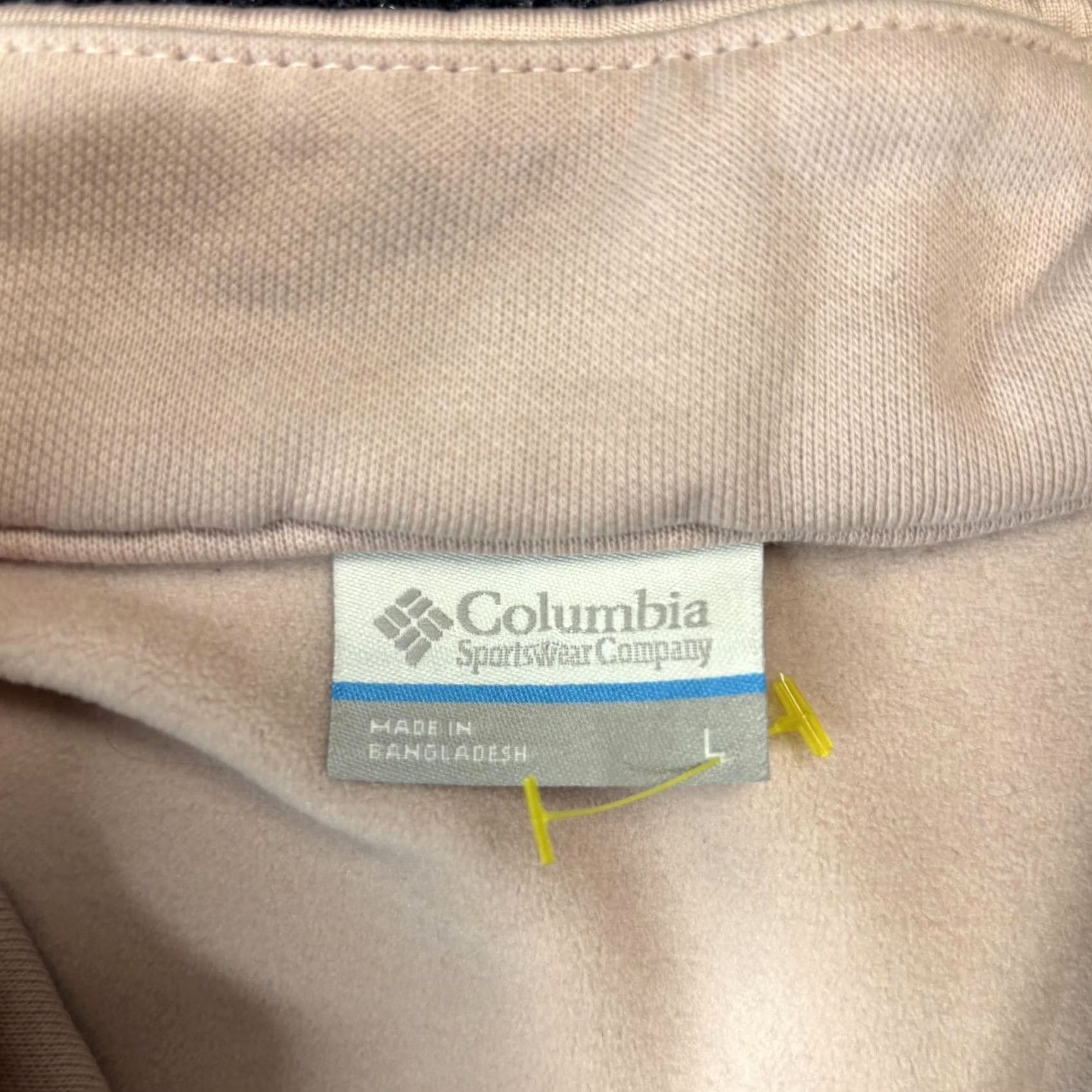 Vintage Columbia Jacket Womens Large Beige Fleece Half Zip Chest Pocket Outdoor Casual Size L / US 10 / IT 46 - 2 Thumbnail