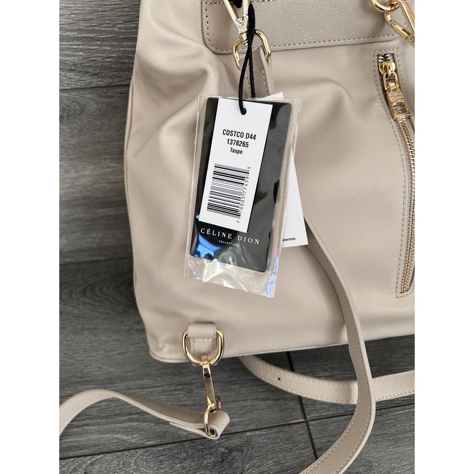 Celine CÉLINE DION Gray with gold Size Medium Bag B000489 Size ONE SIZE - 12 Thumbnail