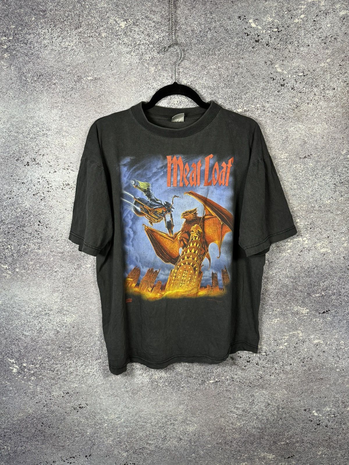Band Tees × Vintage 🇺🇸 Vintage 1994 Meat Loaf Europe Tour Rock T-Shirt size XL Size US XL / EU 56 / 4 - 1 Thumbnail