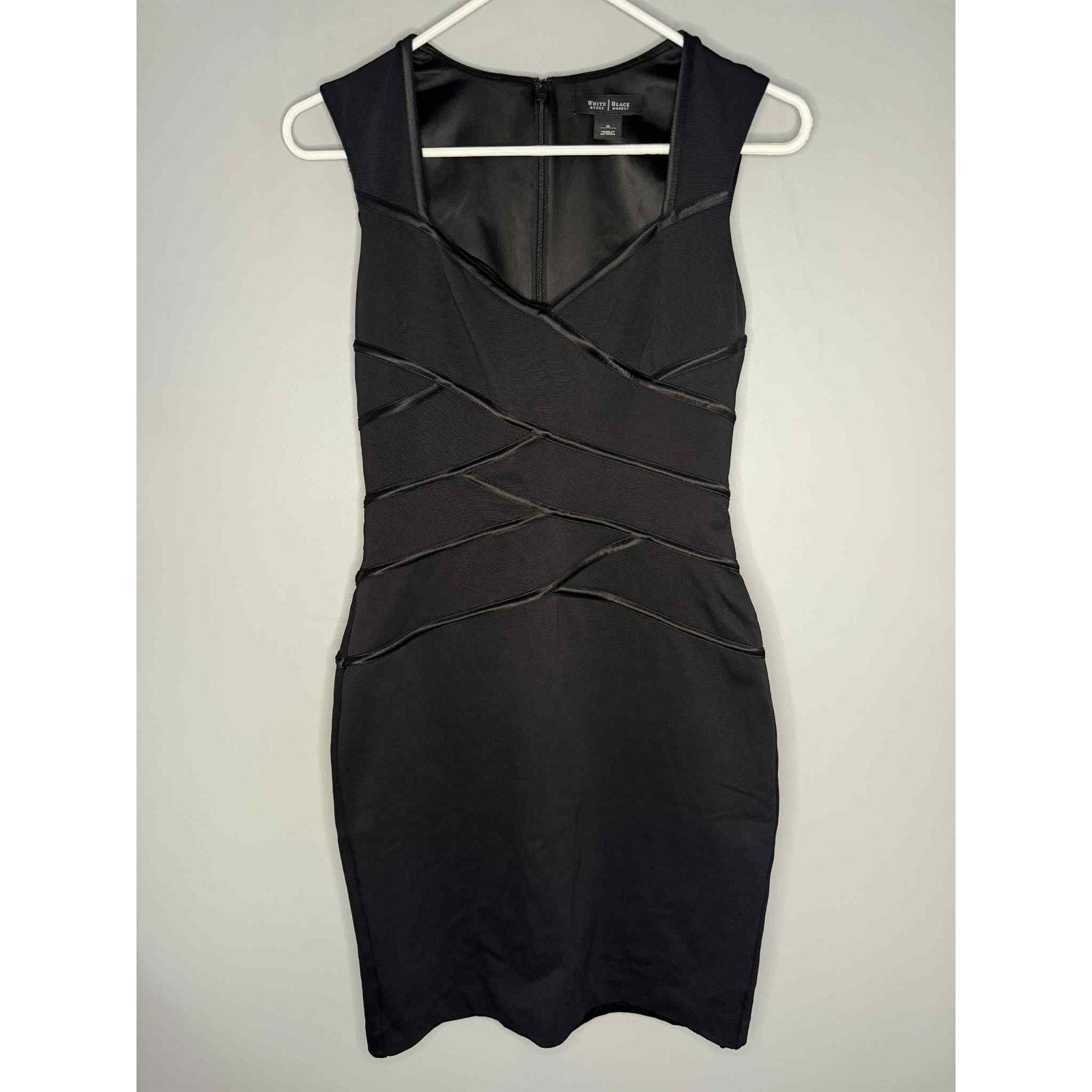 White House Black Market White House Black Market Bodycon Mini Dress Black Women's 0 Size XS / US 0-2 / IT 36-38 - 1 Thumbnail
