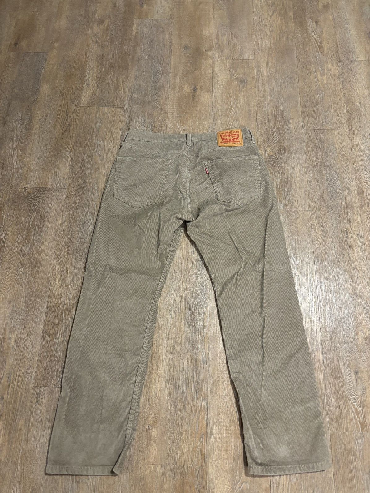 Levi's LEVI’S 505 - BEIGE CORDUROY - 32x29 Size US 32 / EU 48 - 3 Thumbnail