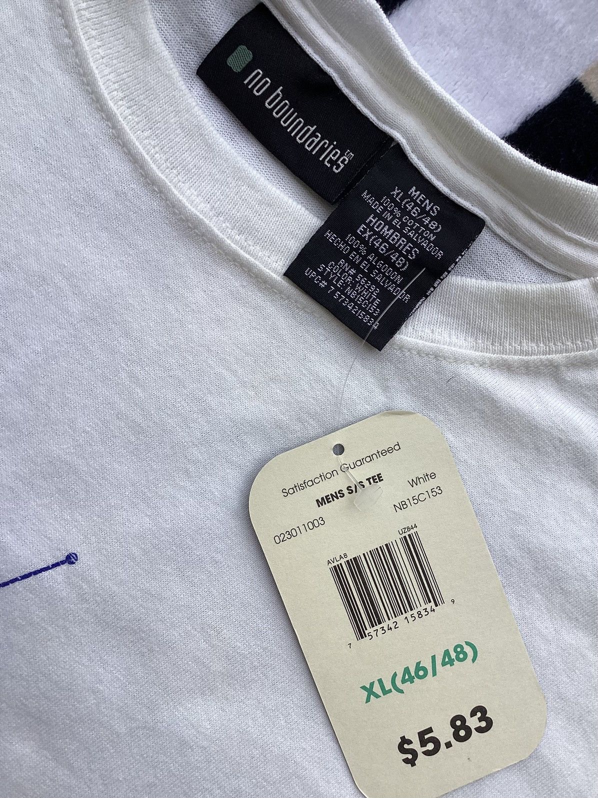 Vintage VTG Y2K no boundaries TV more fun than homework NWT T-shirt Size US XL / EU 56 / 4 - 3 Thumbnail