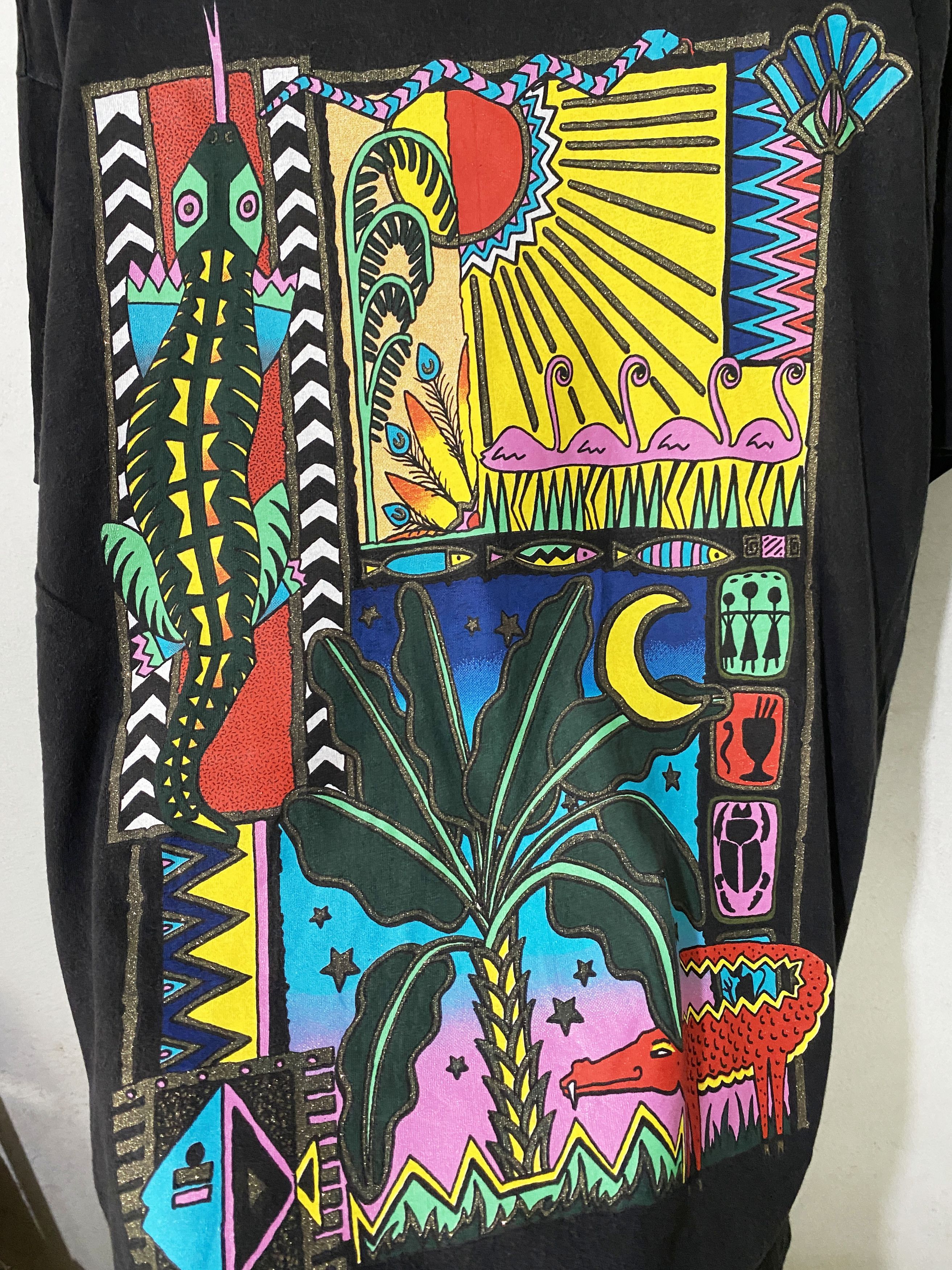 Vintage Vintage 90s Rainforest Animal Shirt Size US L / EU 52-54 / 3 - 2 Thumbnail