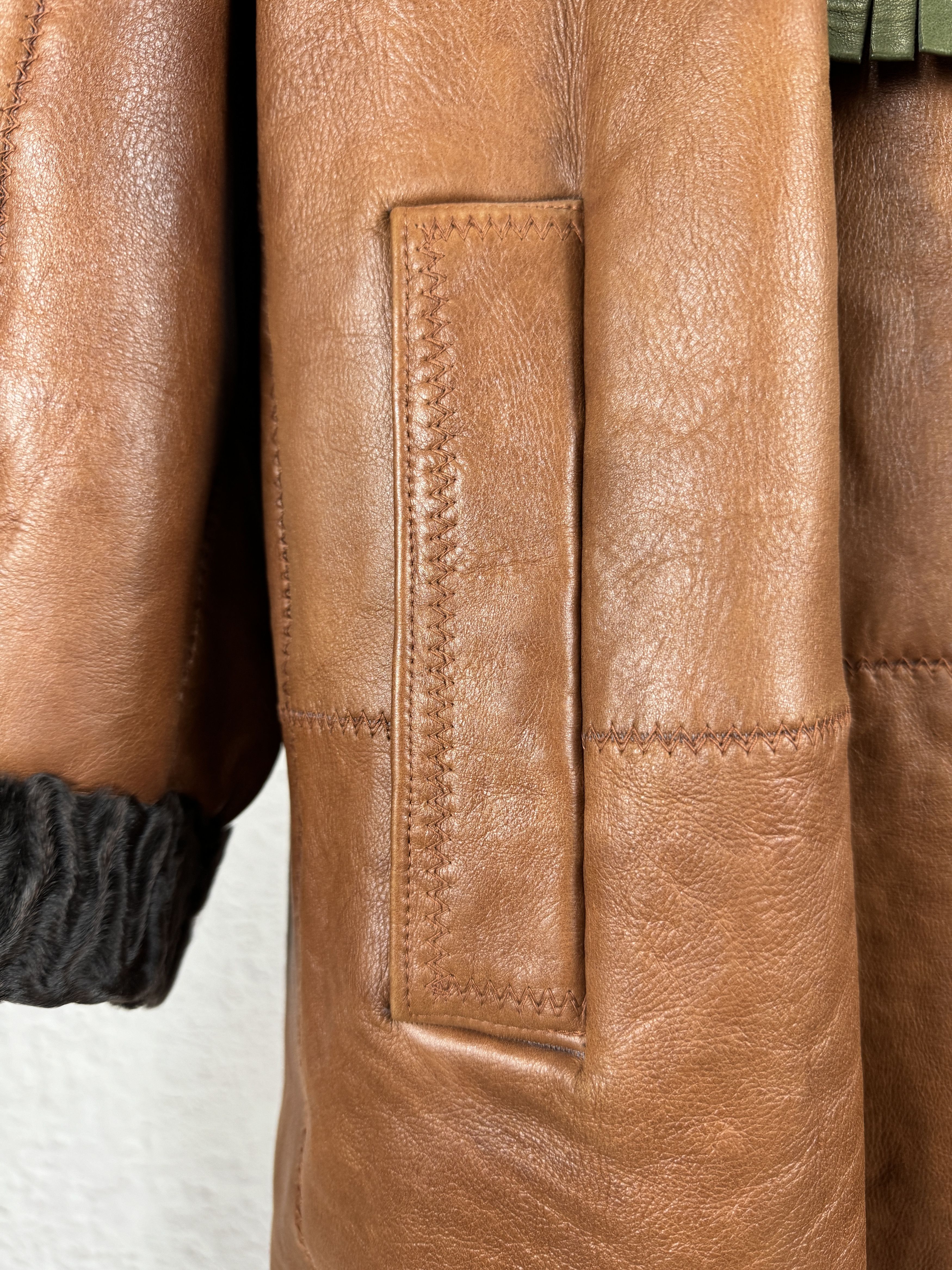 Yves Saint Laurent Yves Saint Laurent fourrures vintage 80s leather fur coat Size M / US 6-8 / IT 42-44 - 11 Thumbnail