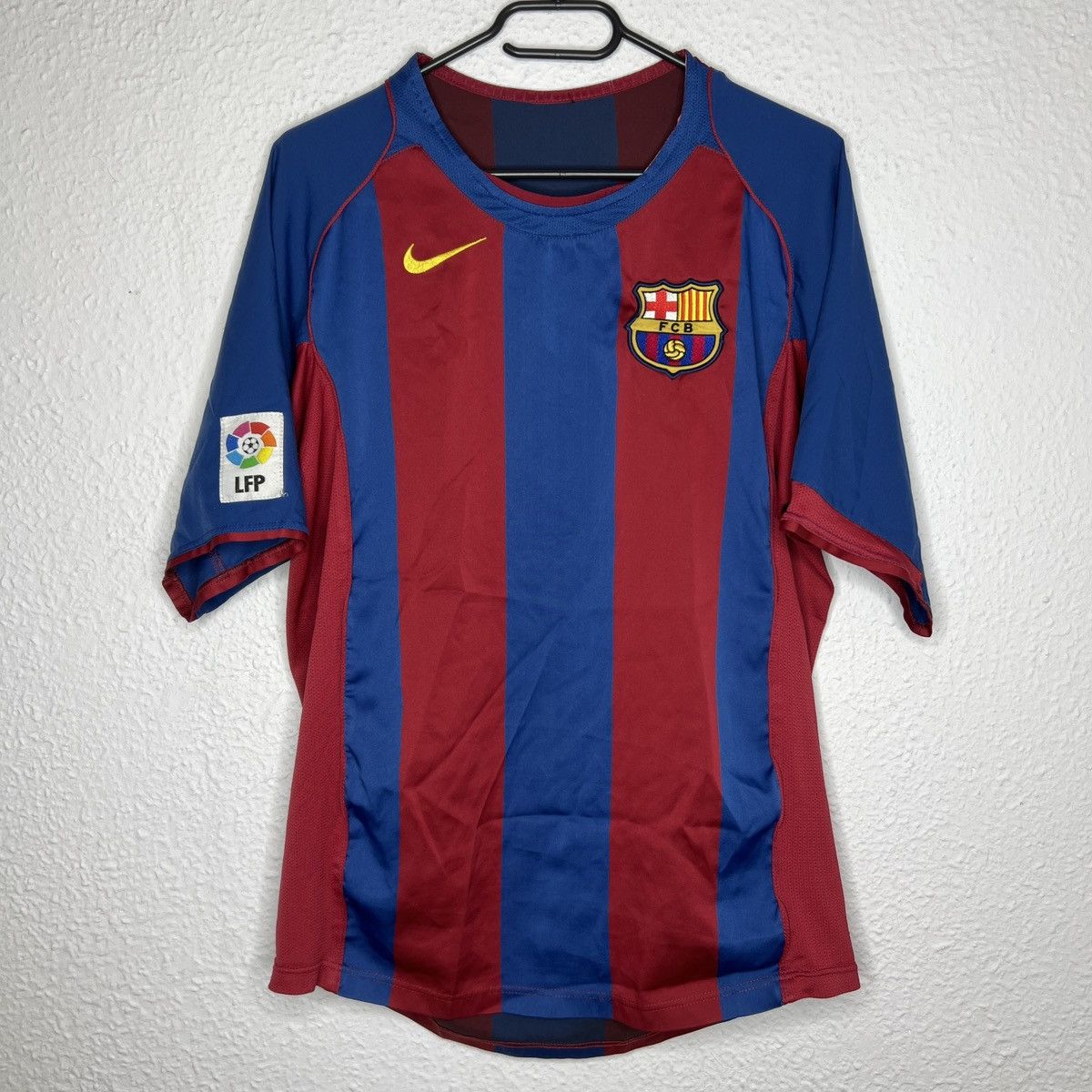 Nike Nike FC Barcelona Samuel Eto Jersey Soccer Tshirt Tee Navy Size US M / EU 48-50 / 2 - 2 Thumbnail