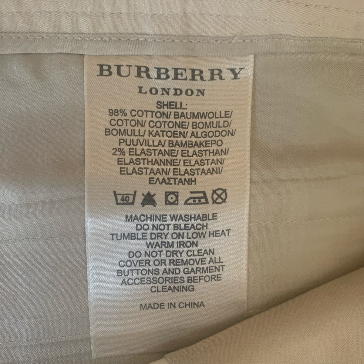 Burberry × Vintage NEW Unisex Vintage Burberry London Trousers Size 8 Beige Size 30" / US 8 / IT 44 - 6 Thumbnail