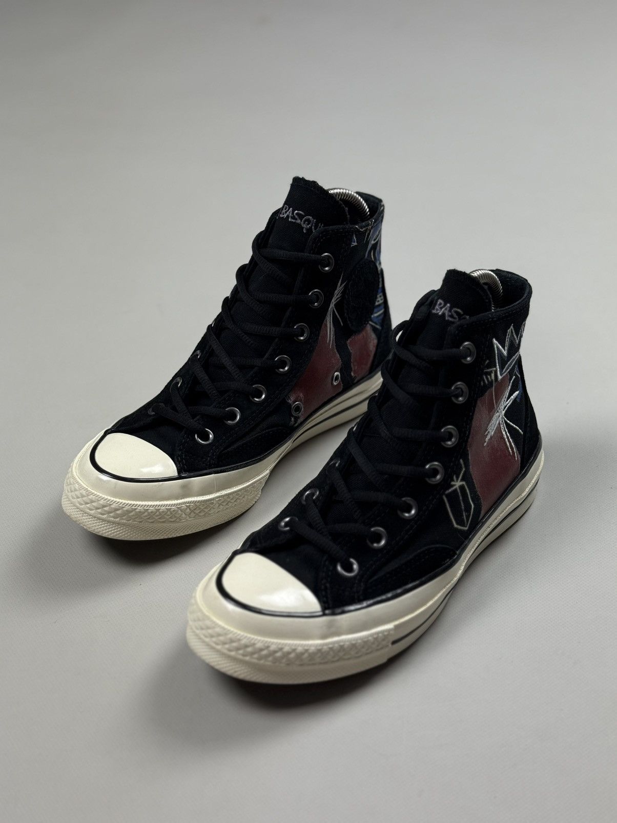 Converse Converse Jean-Michel Basquiat Chuck Taylor High Top Sneakers Size US 7 / IT 37 - 12 Thumbnail