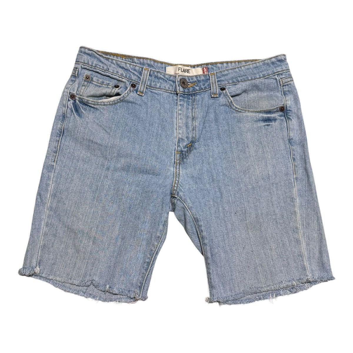Levi's Levi’s 519 Light Wash Cotton Blend Jean Shorts Women’s 34” Size 34" / US 12 / IT 48 - 3 Thumbnail