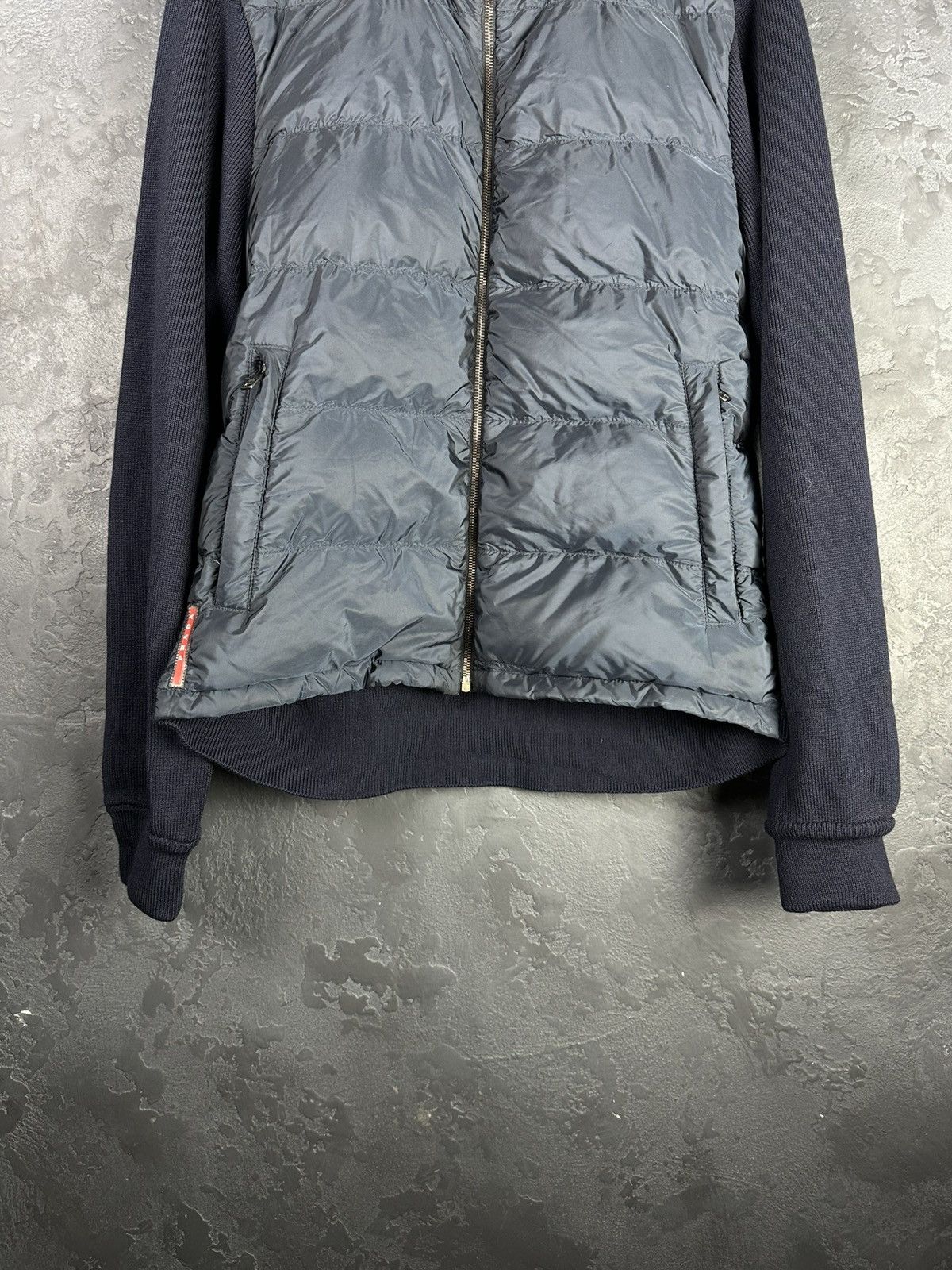 Prada Prada Red Tab Designer Down Puffer Jacket Wool Nylon Men’s Size US M / EU 48-50 / 2 - 6 Thumbnail