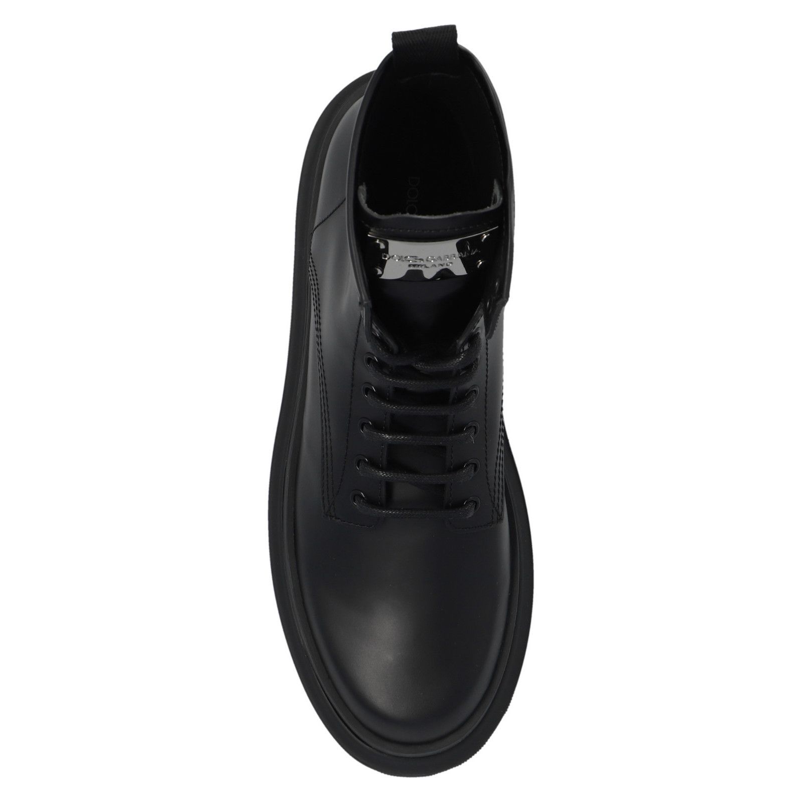 Dolce & Gabbana DOLCE&GABBANA Combat Black Leather Platform Boots New & Auth Size US 6 / EU 39 - 4 Thumbnail