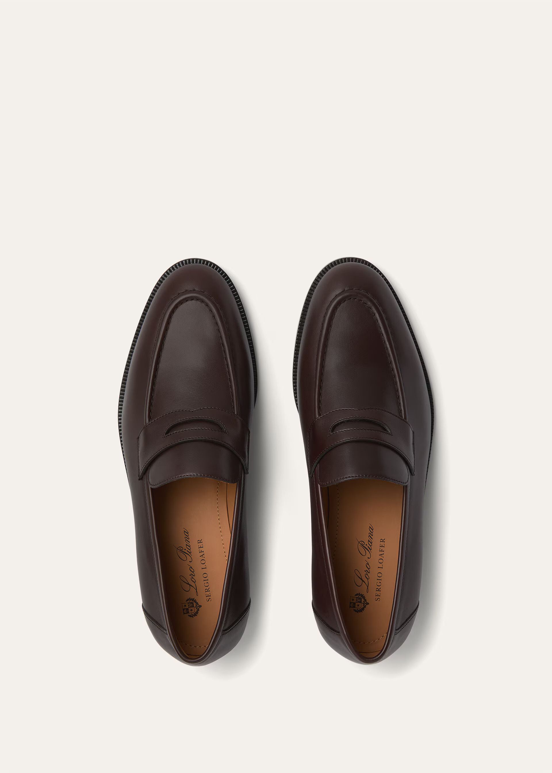 Loro Piana os11x0326 FAP5428 Sergio Loafers in French Coffee Size US 10 / IT 40 - 6 Thumbnail