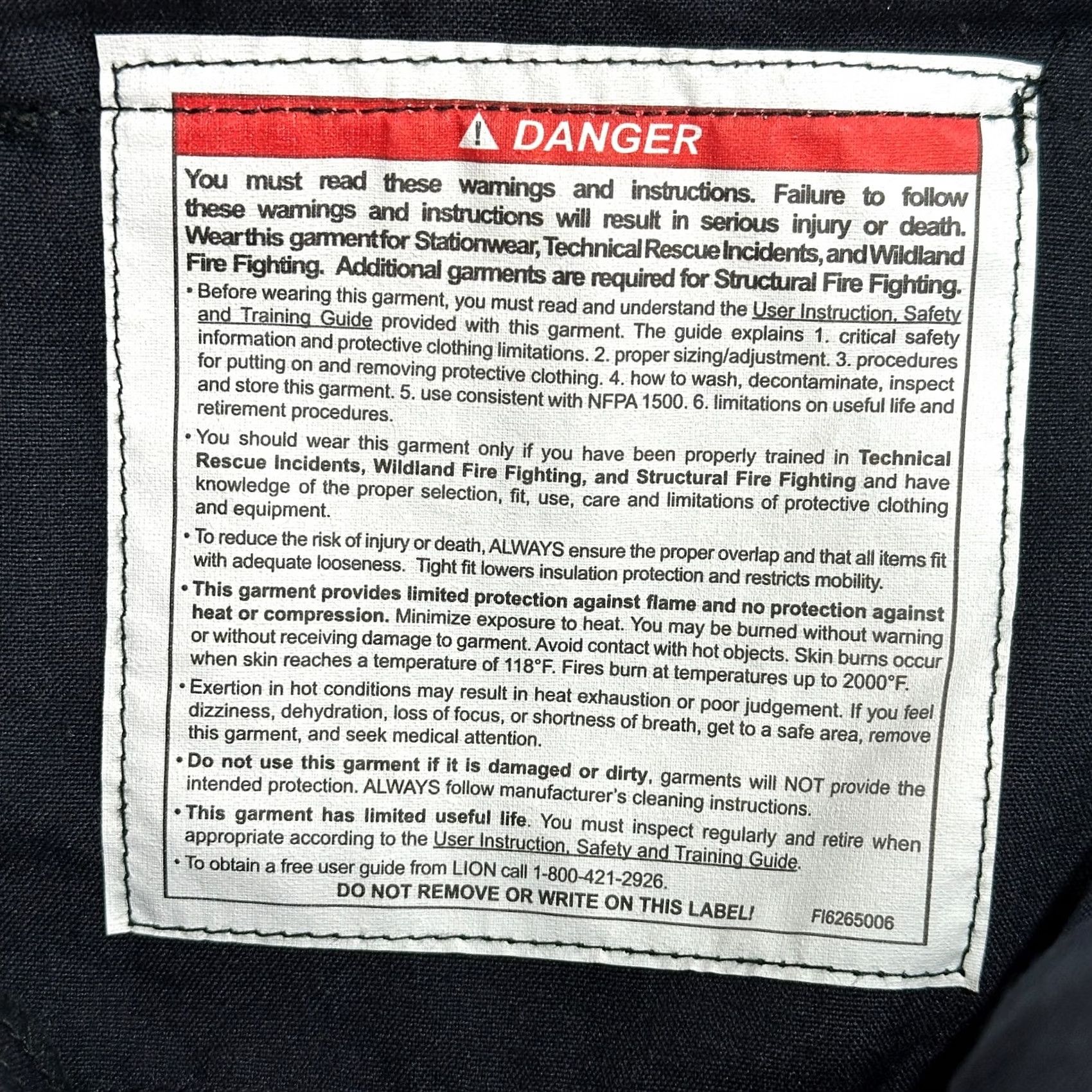 Vintage Lion BDU Nomex Pants Men 32x32 Navy Blue Cargo Workwear Size US 32 / EU 48 - 7 Thumbnail