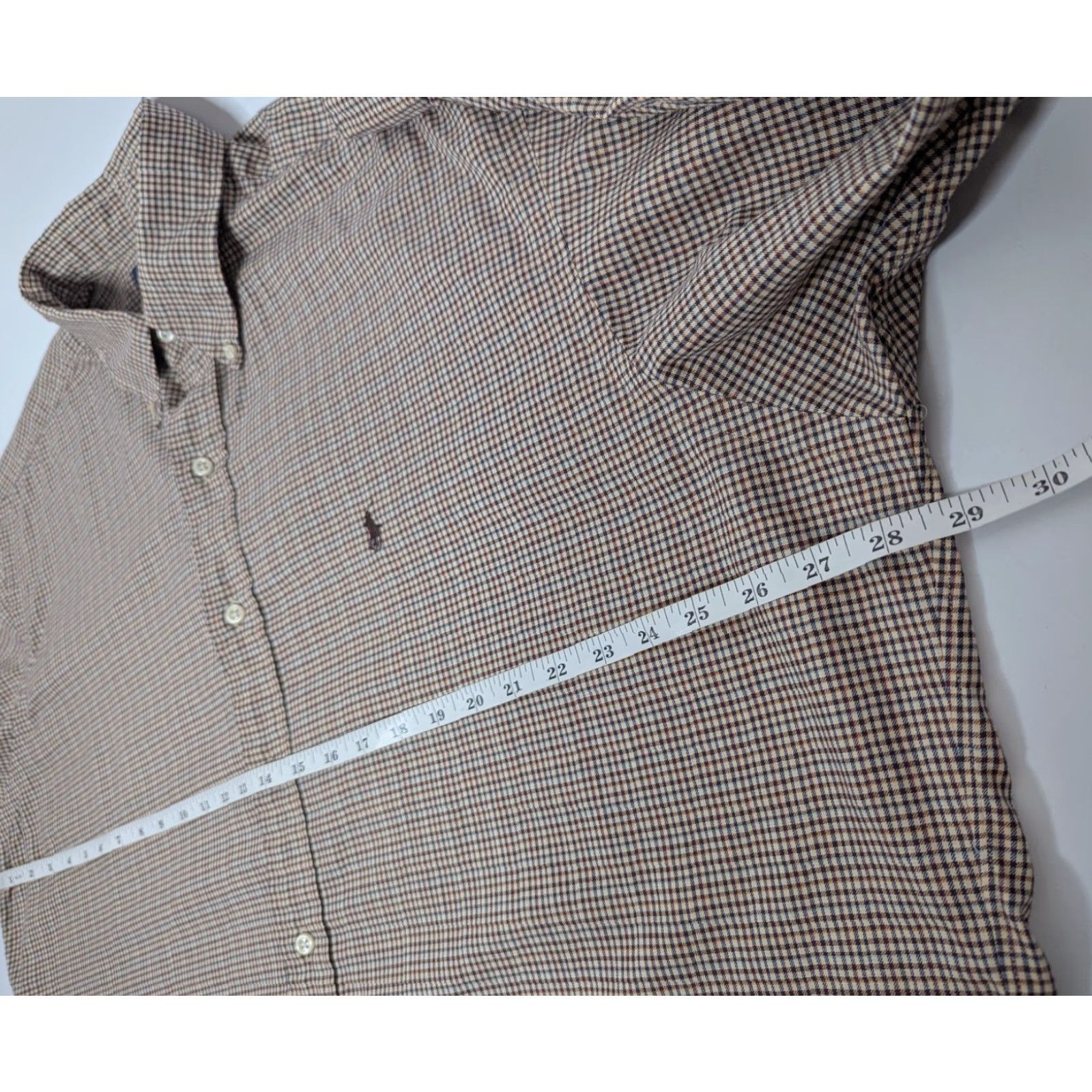 Ralph Lauren Ralph Lauren Shirt Button-Down Brown Plaid XL Cotton Long Sleeve Men’s Button-Up Casual, Classic, Preppy, Logo, All Seasons Size US XL / EU 56 / 4 - 6 Thumbnail