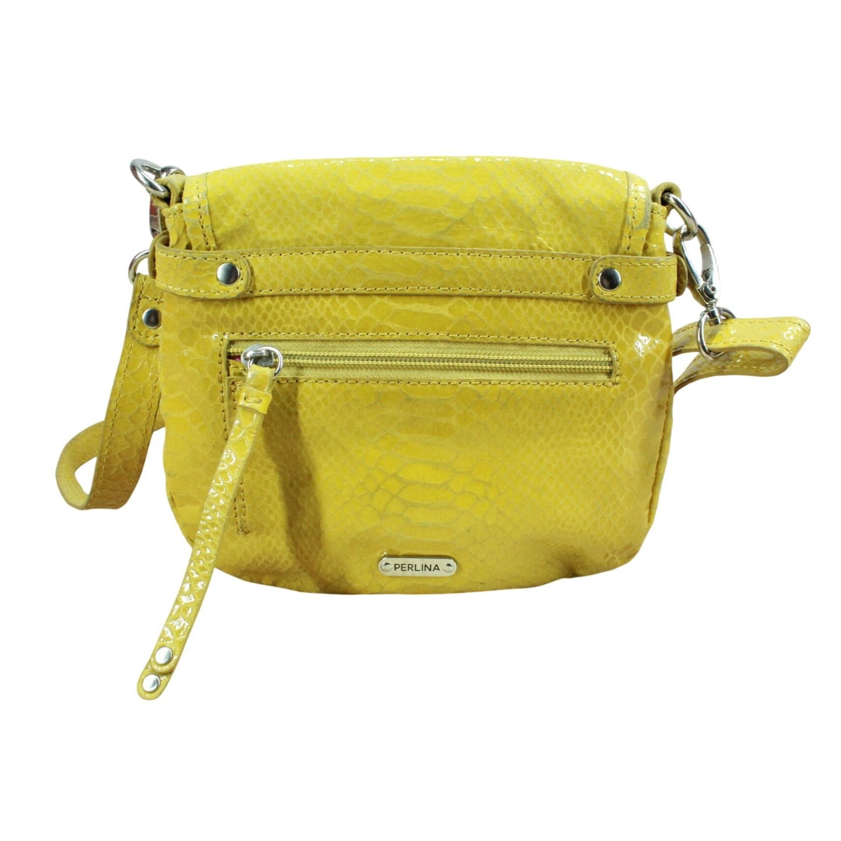Leather × Other Perlina Leather Snake Print Adjustable Straps Crossbody Bag Size ONE SIZE - 2 Thumbnail