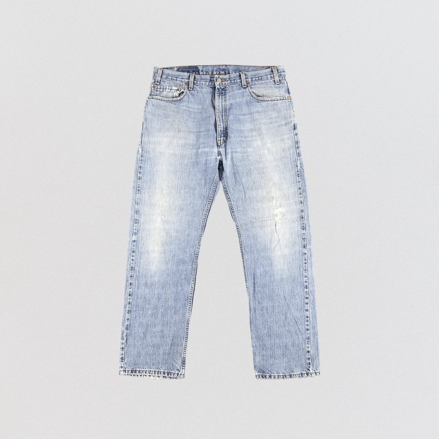 Levi's × Vintage 90s Vintage Light Wash Levis 505 Jeans-JM1743 Size US 37 - 1 Thumbnail