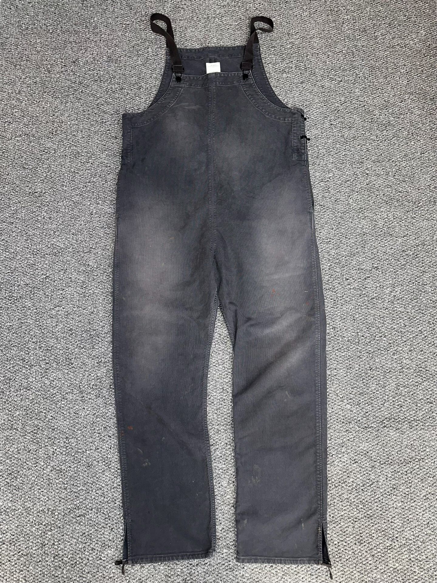 Visvim visvim navy overalls with paint splatter Size US 34 / EU 50 - 1 Thumbnail
