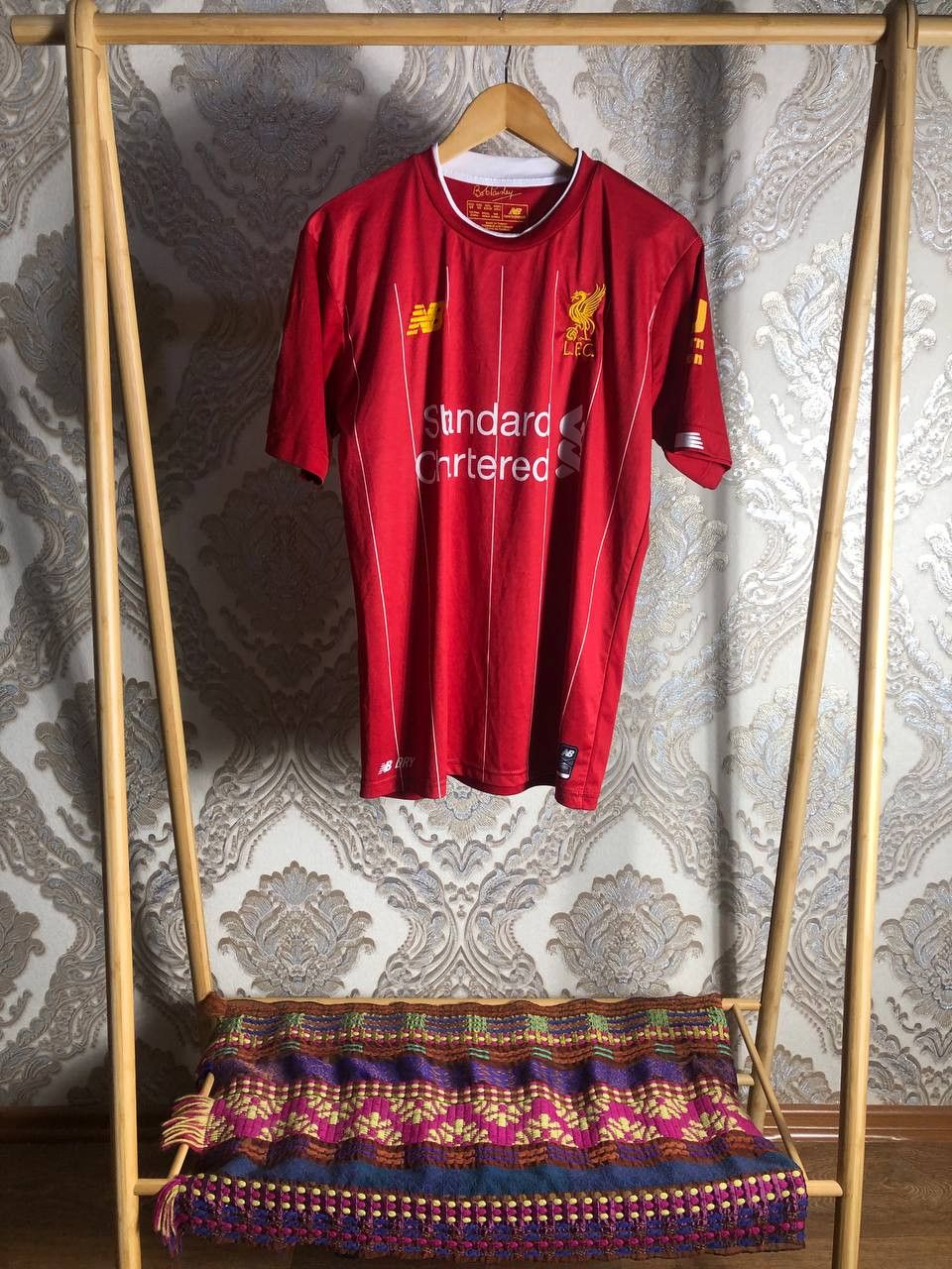 Vintage Very Rare New Balance Liverpool England Soccer Jersey Retro Size US XXL / EU 58 / 5 - 2 Thumbnail