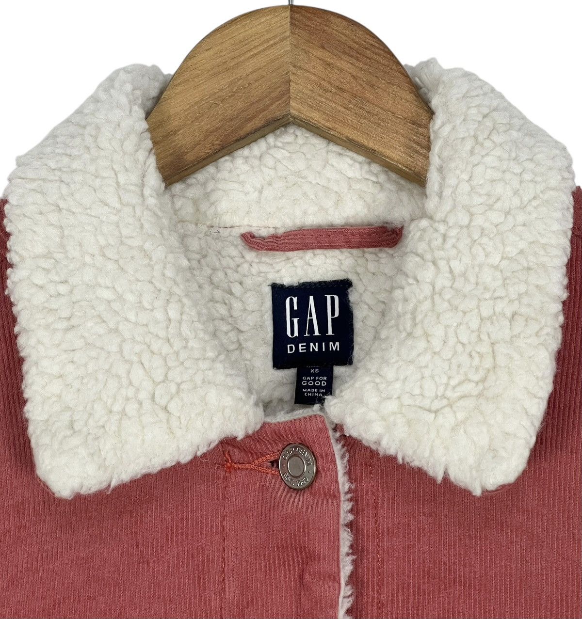 Gap Gap Denim Corduroy Sherpa Jacket Size XS / US 0-2 / IT 36-38 - 10 Thumbnail
