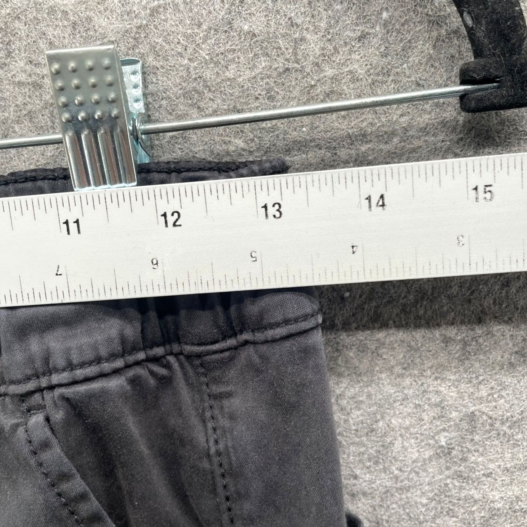 American Eagle Outfitters American Eagle Outfitters Jogger Pants Womens 6 Gray Black Zip Ankle Soft Mid Rise Cotton Blend Twill Stretch Pockets Size 28" / US 6 / IT 42 - 5 Thumbnail