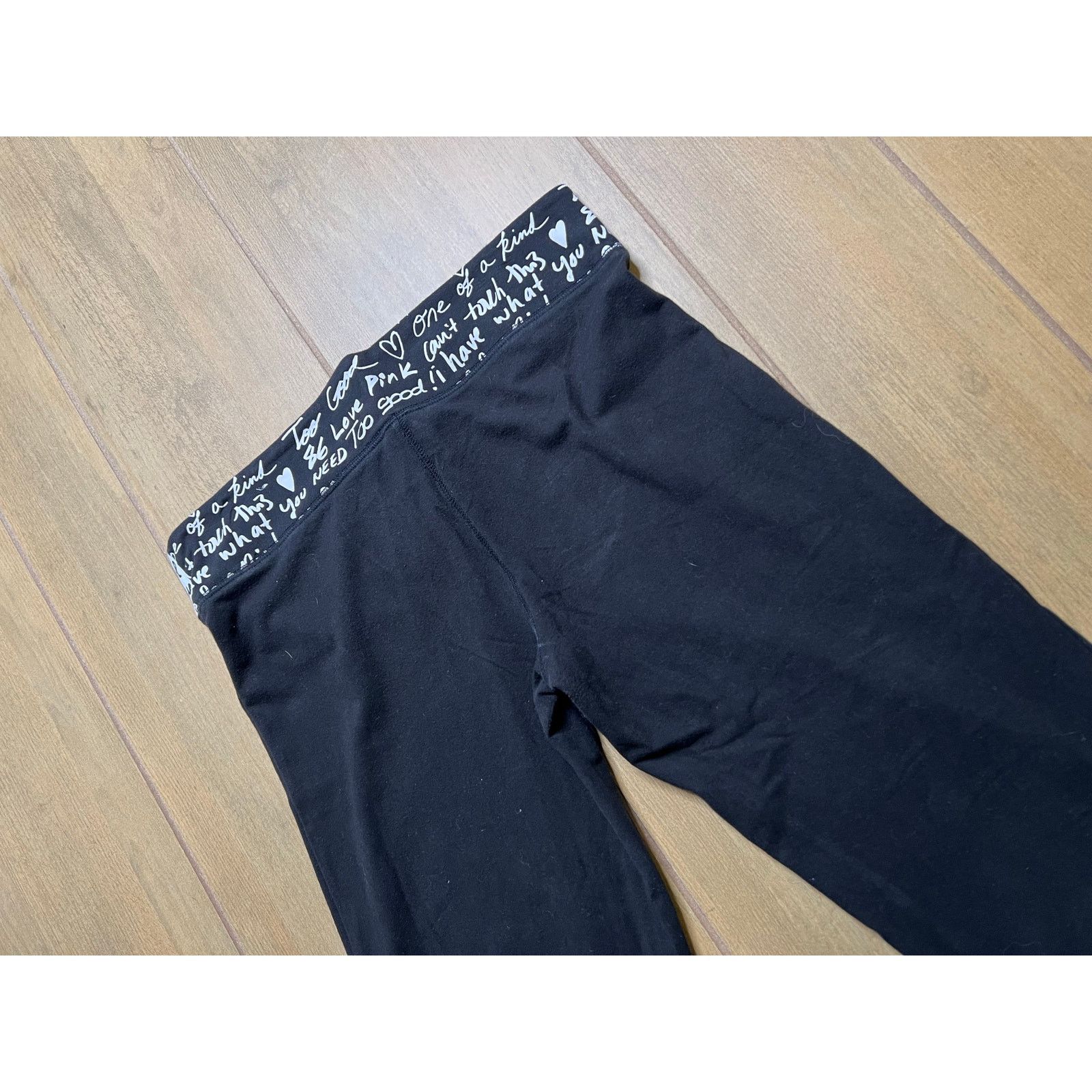Pink PINK Victoria’s Secret Y2K Black Yoga Low Rise Flare M Size 30" / US 8 / IT 44 - 10 Thumbnail