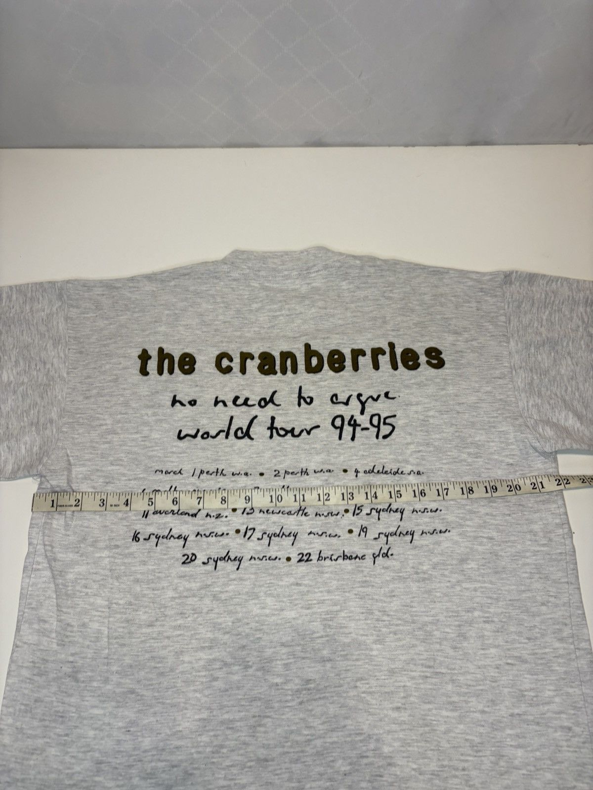 Vintage 1994 1995 The Cranberries Tour T-Shirt size L