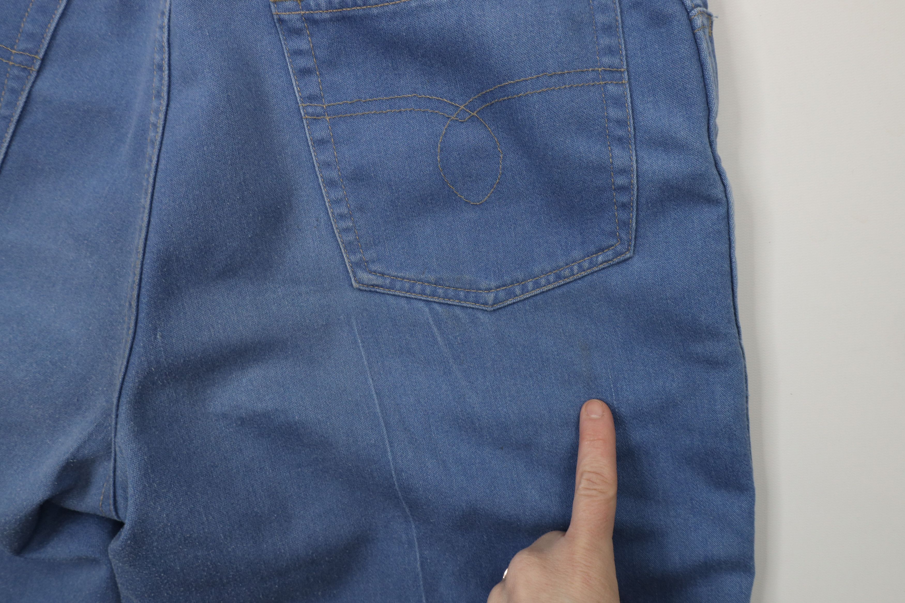 Vintage Vintage 90s Streetwear Flared Wide Leg Denim Jeans Blue Size US 36 / EU 52 - 14 Thumbnail
