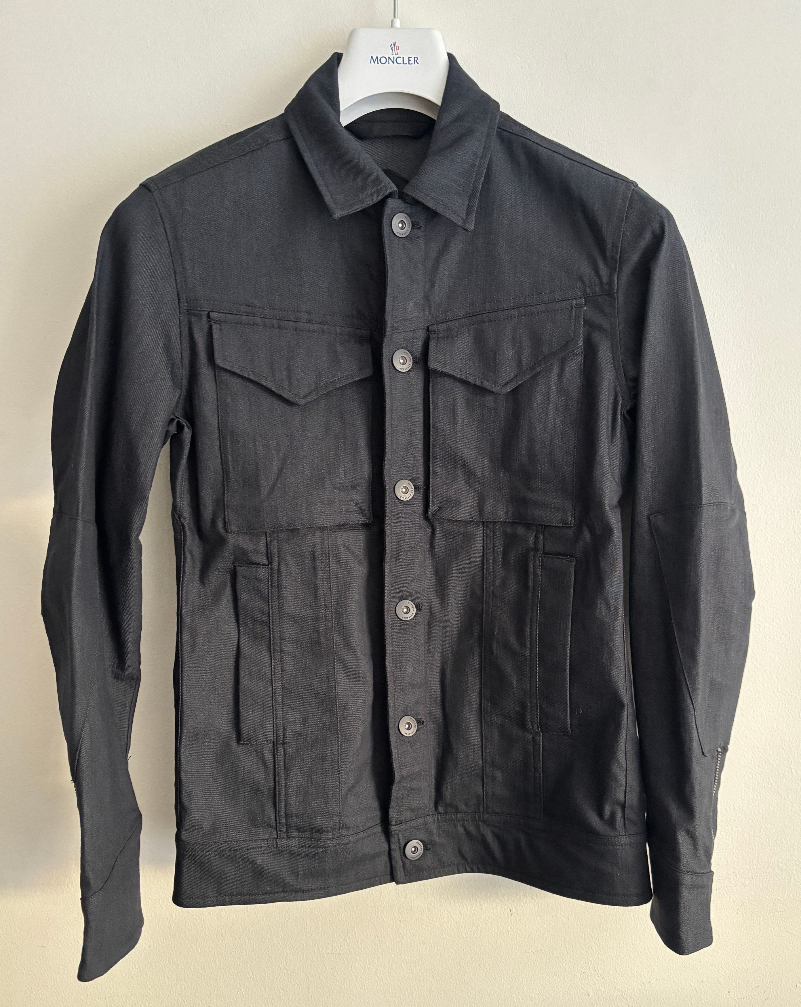 Mission Workshop $485 The Stack Black Denim Schoeller Jacket - XS/ Small Size US XS / EU 42 / 0 - 1 Thumbnail