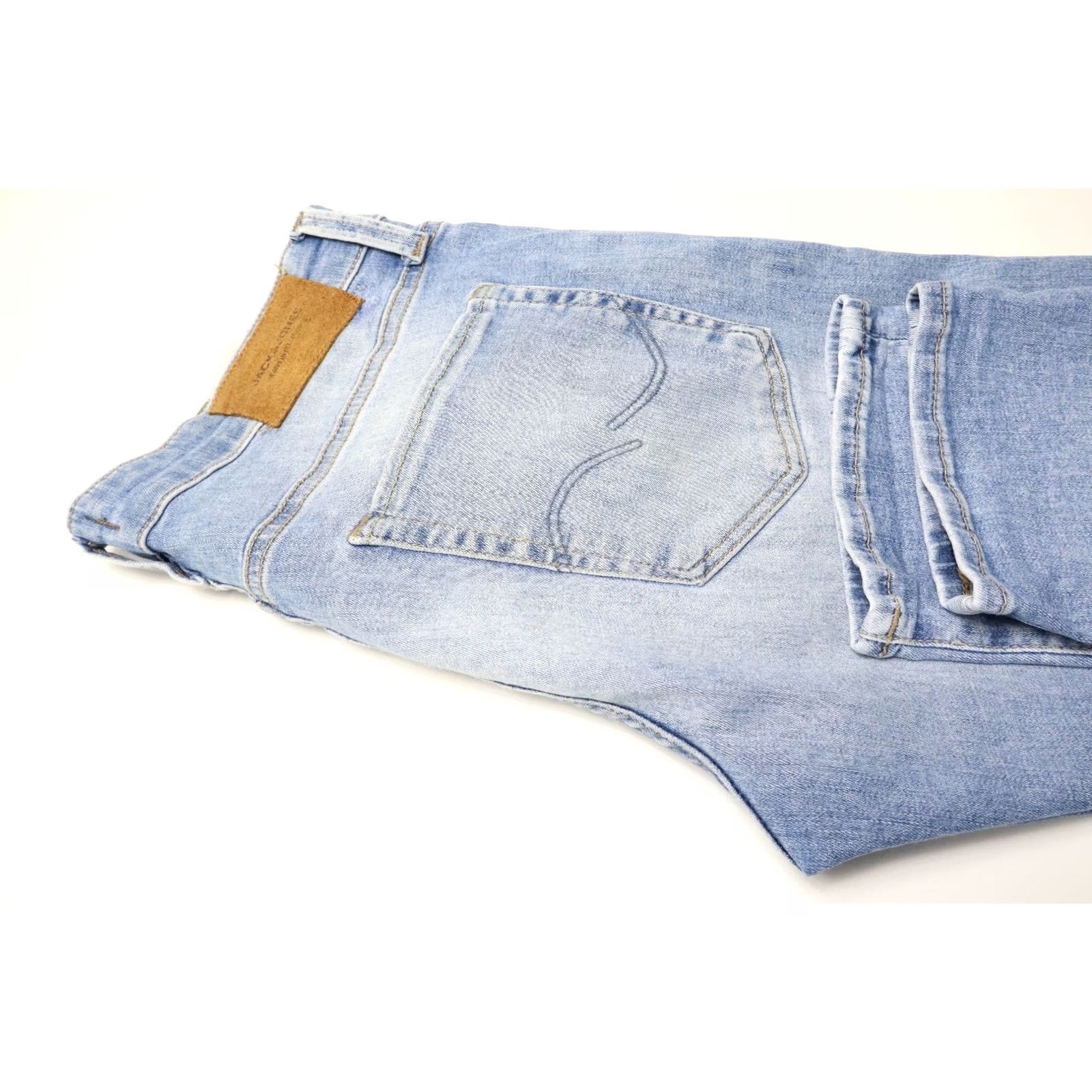 Jack & Jones JACK & JONES Jeans Men's W30/L32 Blue Faded Whiskers Button Stretch Slim/Glenn Size US 30 / EU 46 - 5 Thumbnail
