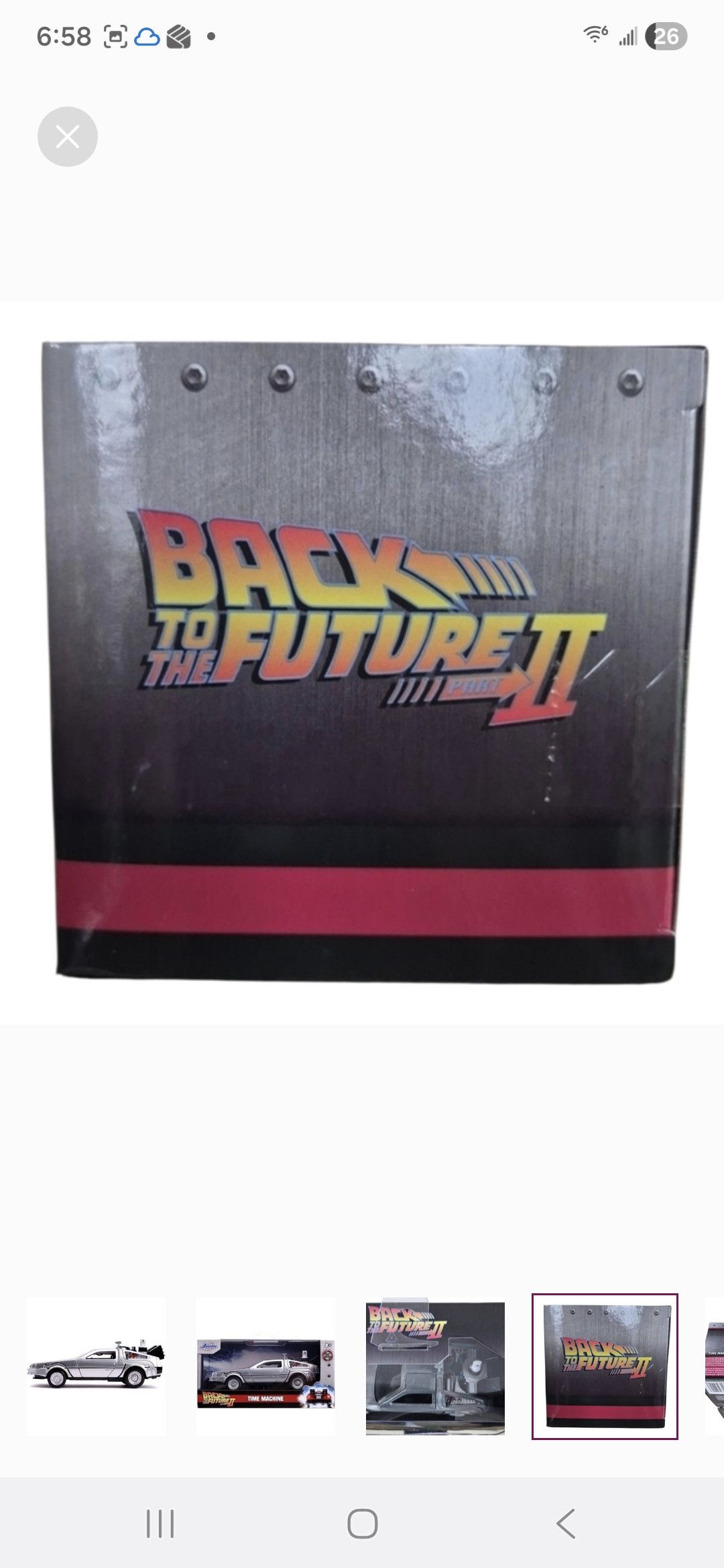 Other BACK TO THE FUTURE TIME MACHINE II DIE-CAST-Jadatoys Size ONE SIZE - 4 Thumbnail