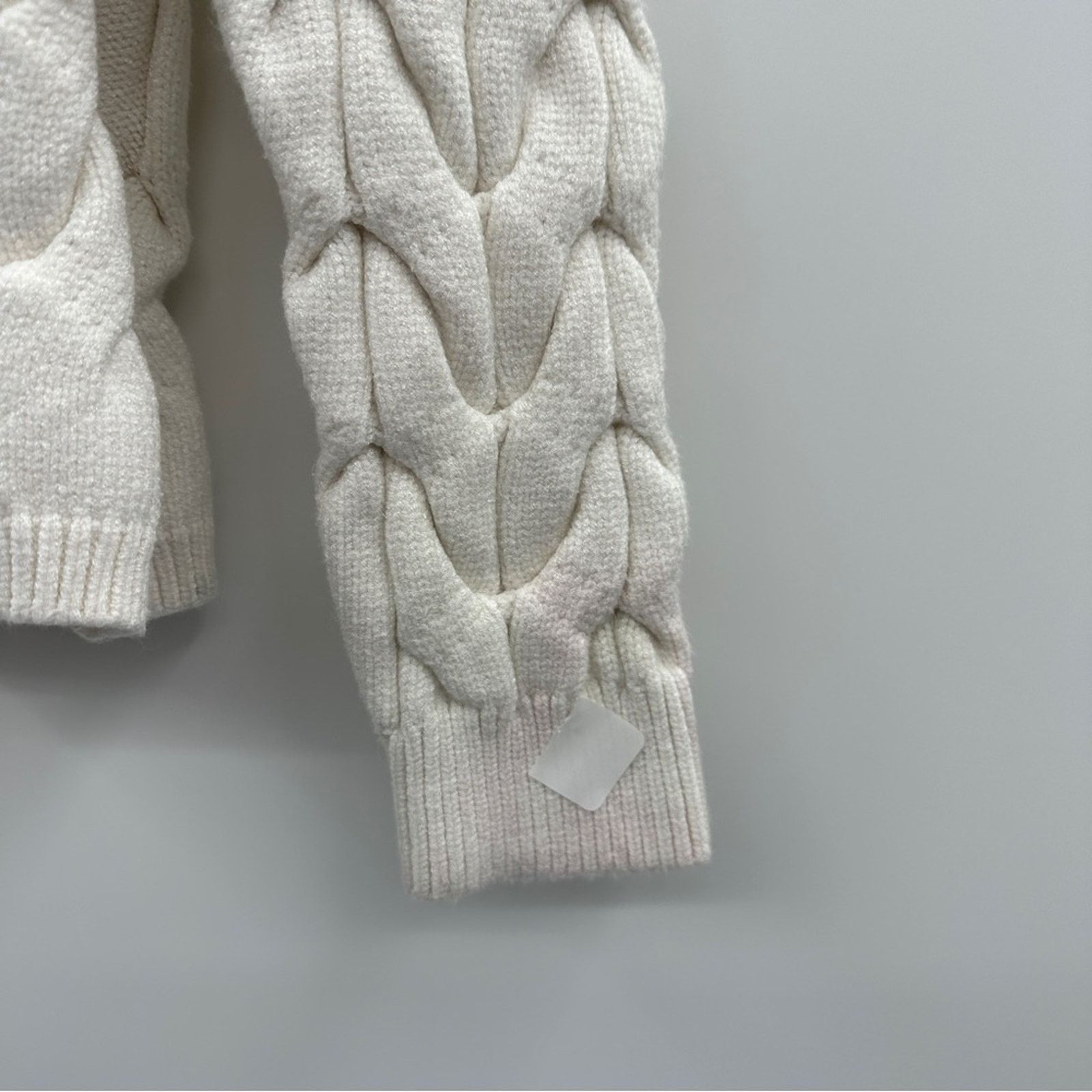 Maje RTR Maje Marnety Button Cable Knit Long Sleeve Sweater Size S / US 4 / IT 40 - 13 Thumbnail