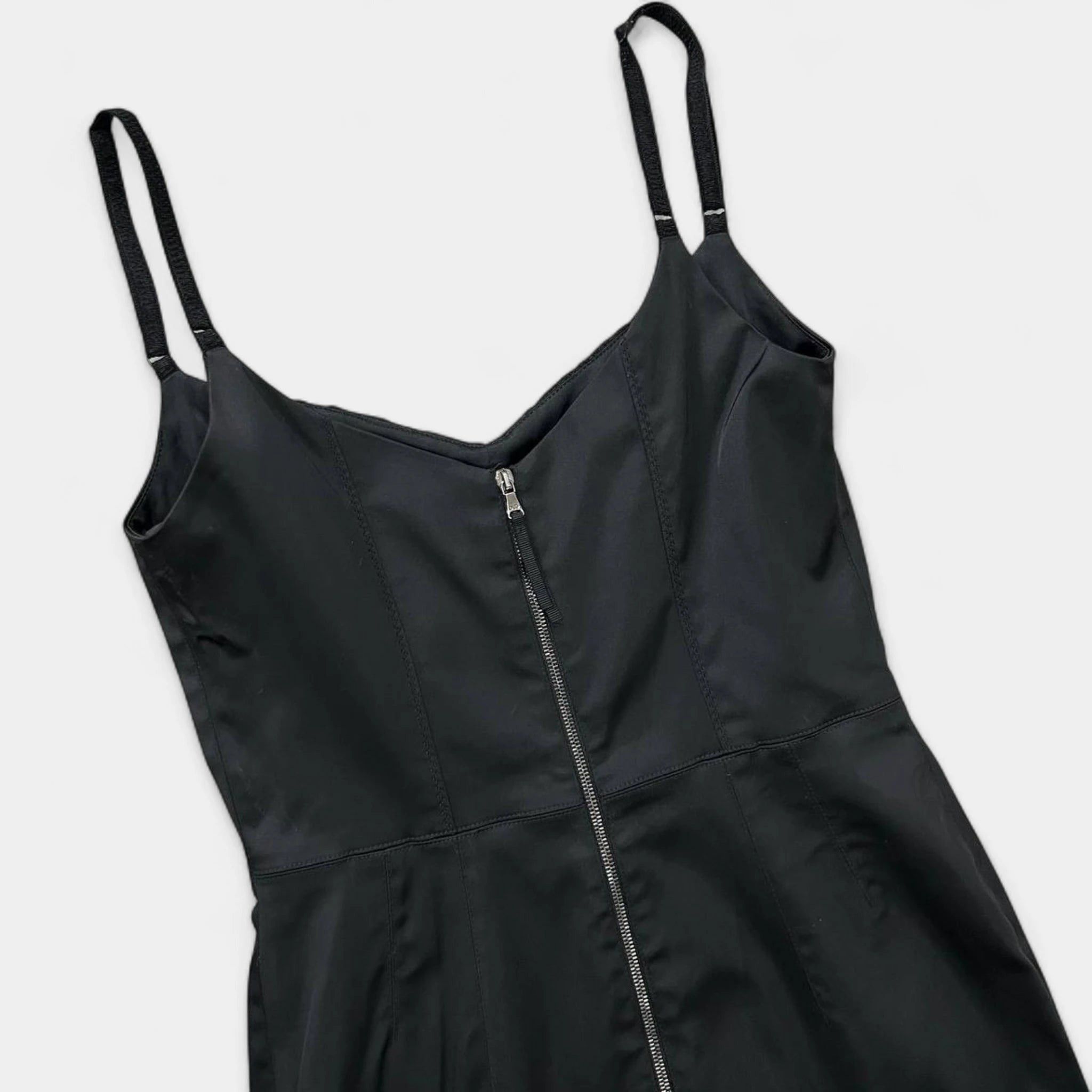 Dolce & Gabbana Dolce & Gabbana 2000's Lace-Panel Slip Dress Size S / US 4 / IT 40 - 6 Thumbnail
