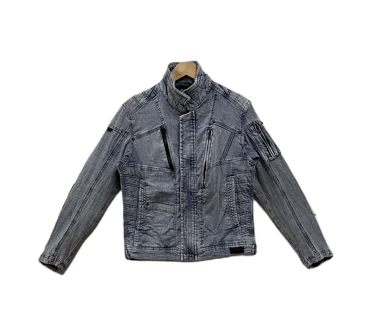 image of Hysteric Glamour x If Six Was Nine Fieldcore X Nextworker Cordura Jacket Biker in Arctic Blue (Size