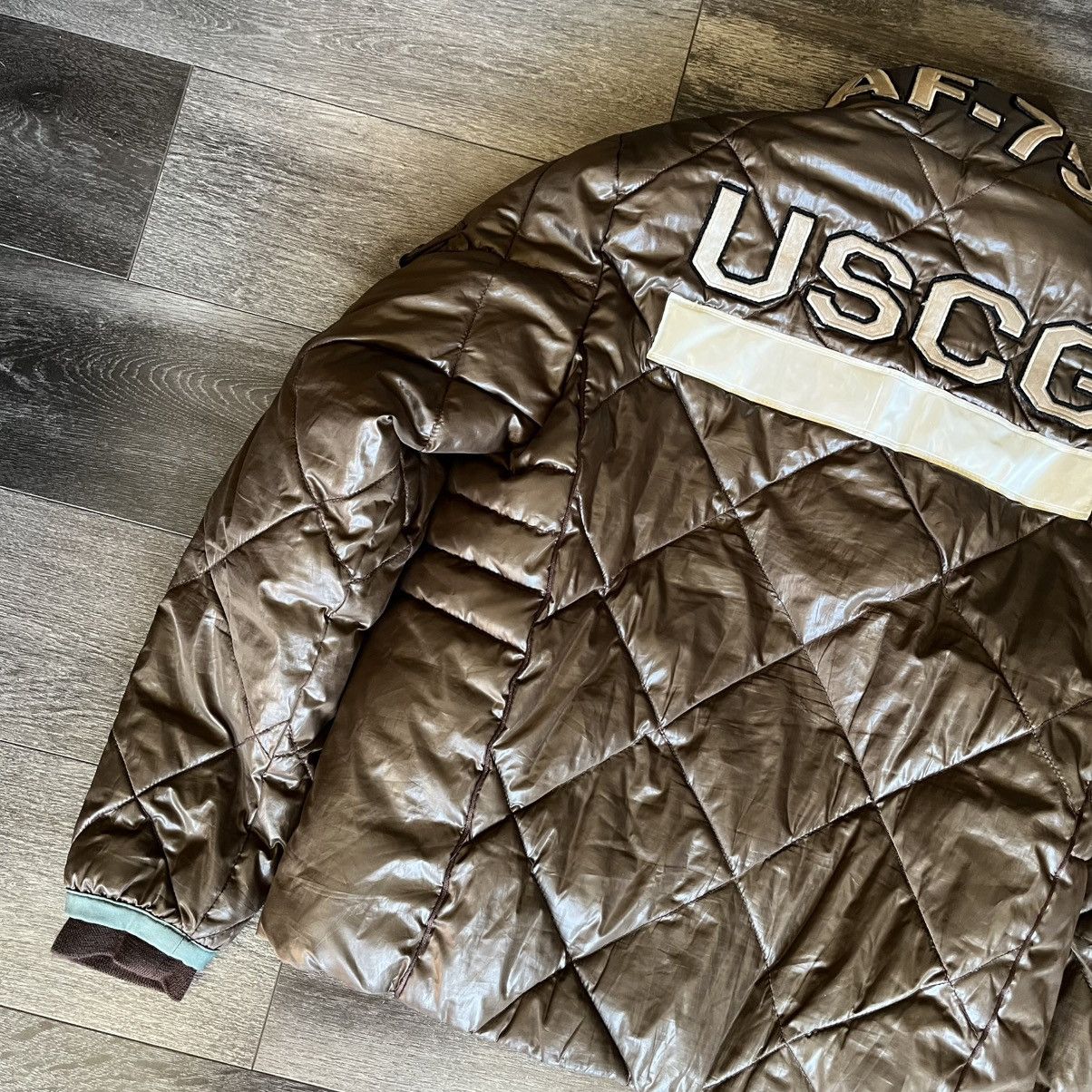 Avirex Vintage Avirex AF-75 USCG Bomber Flight Rescue Quilt Jacket Size US L / EU 52-54 / 3 - 10 Thumbnail
