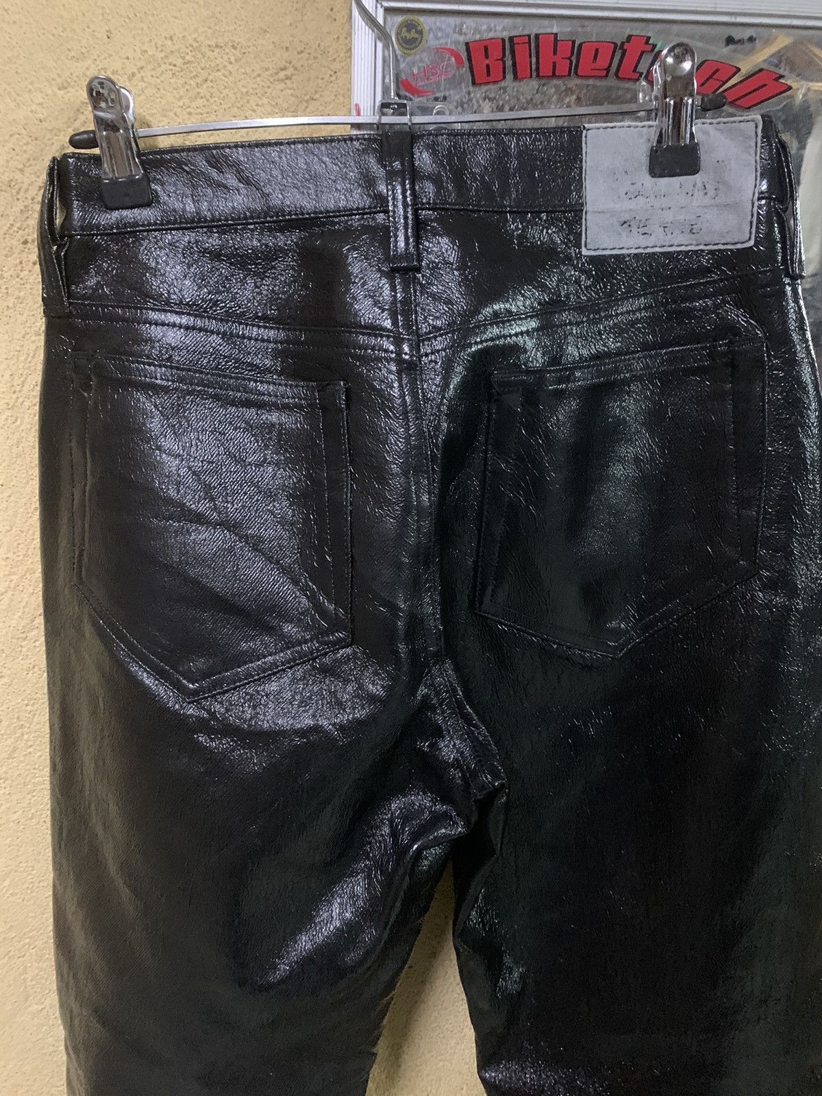 Todd Oldham × Vintage Vintage 90s Todd Oldham Jeans Shiny Rave Size 26" / US 2 / IT 38 - 10 Thumbnail
