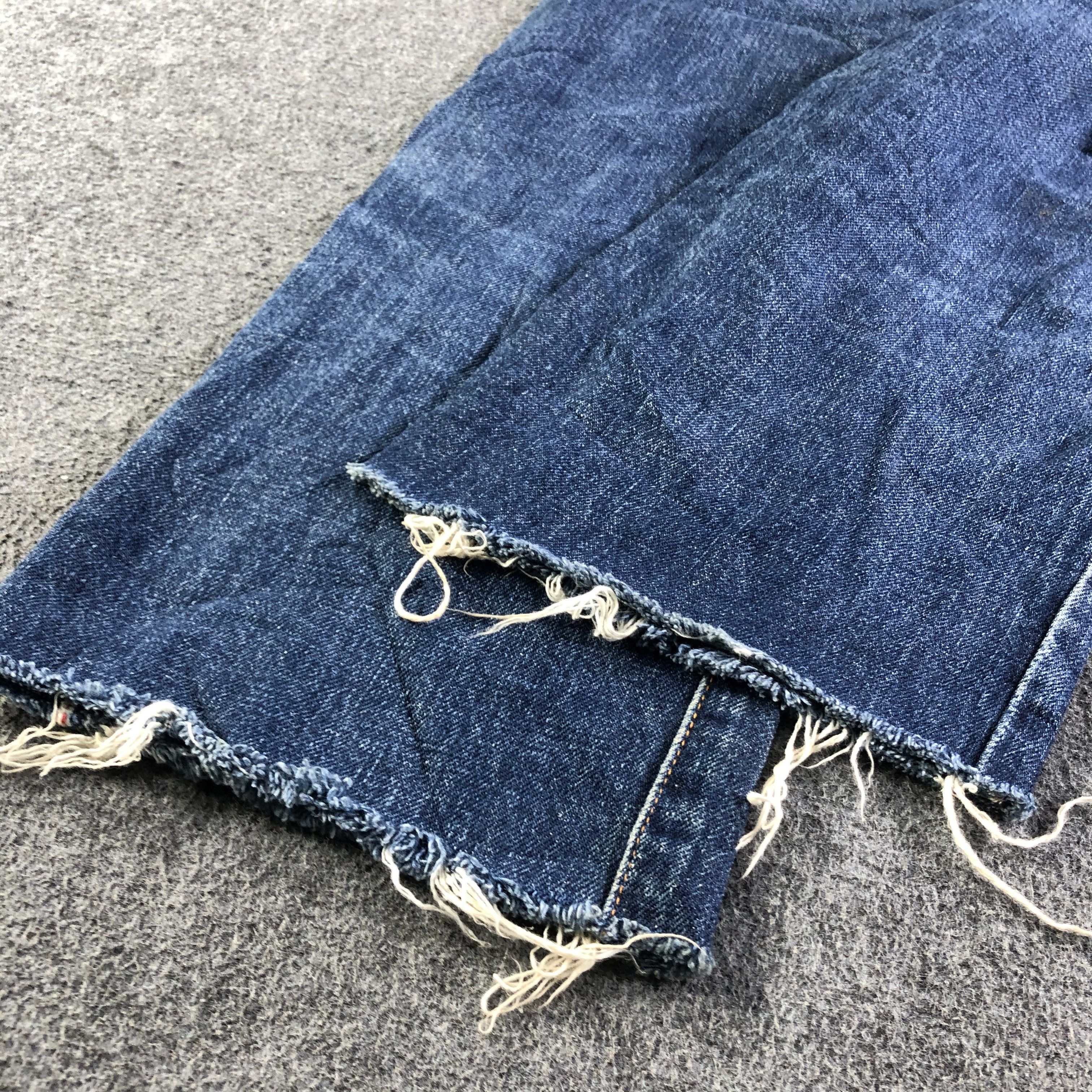Levi's × Vintage 90s Vintage Blue Wash Levis 502 Selvegde Jeans-J3896 Size US 28 / EU 44 - 4 Thumbnail