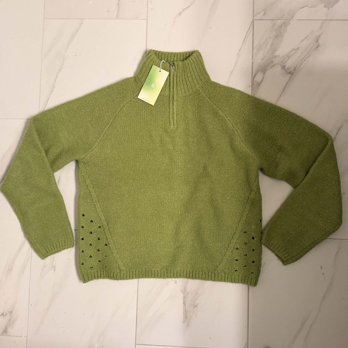 Other ORDINARY PRACTICE VENTED QUARTER-ZIP - LIME GREEN Size US L / EU 52-54 / 3 - 1 Thumbnail