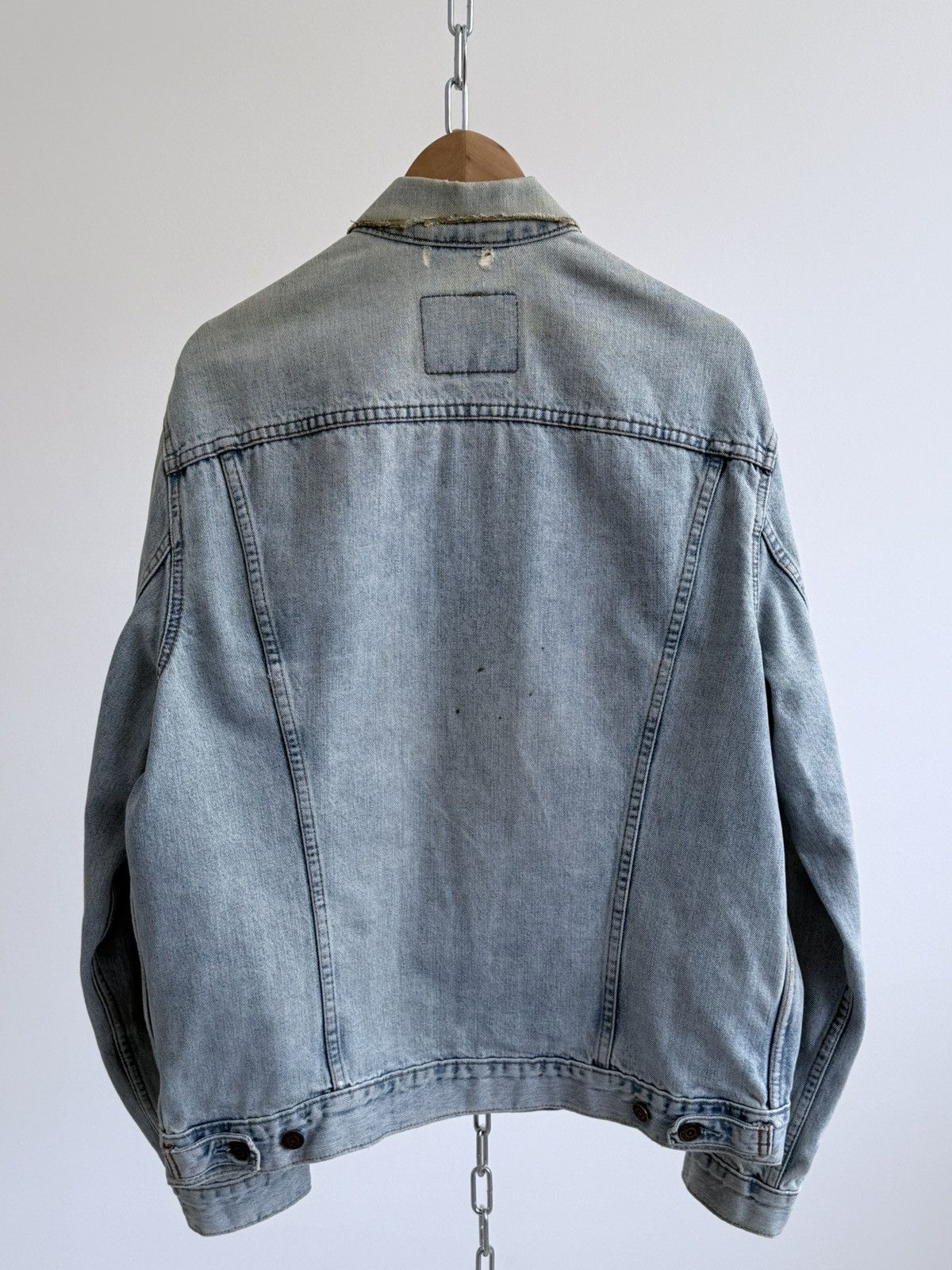 Levi's Vintage 90s Levi’s Faded Denim Jacket Size US XL / EU 56 / 4 - 9 Thumbnail