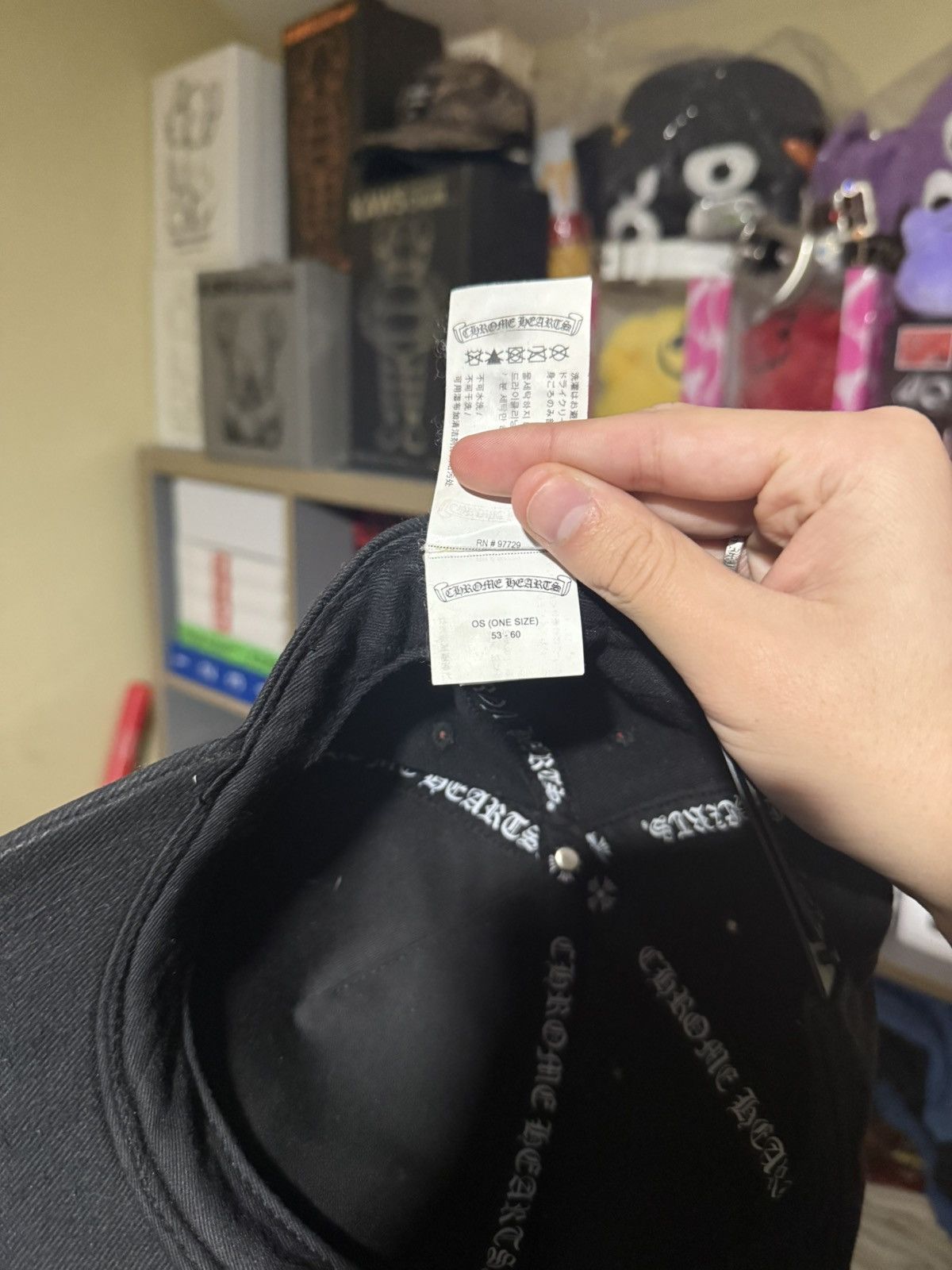 Chrome Hearts Chrome Hearts RS3 Embroidered Black Hat Size ONE SIZE - 6 Thumbnail