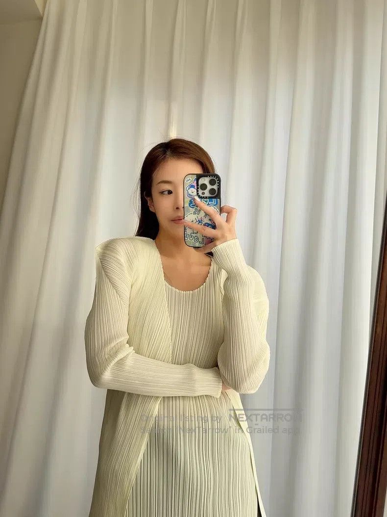 Issey Miyake Issey Miyake Off-white outerwear Size L / US 10 / IT 46 - 1 Thumbnail