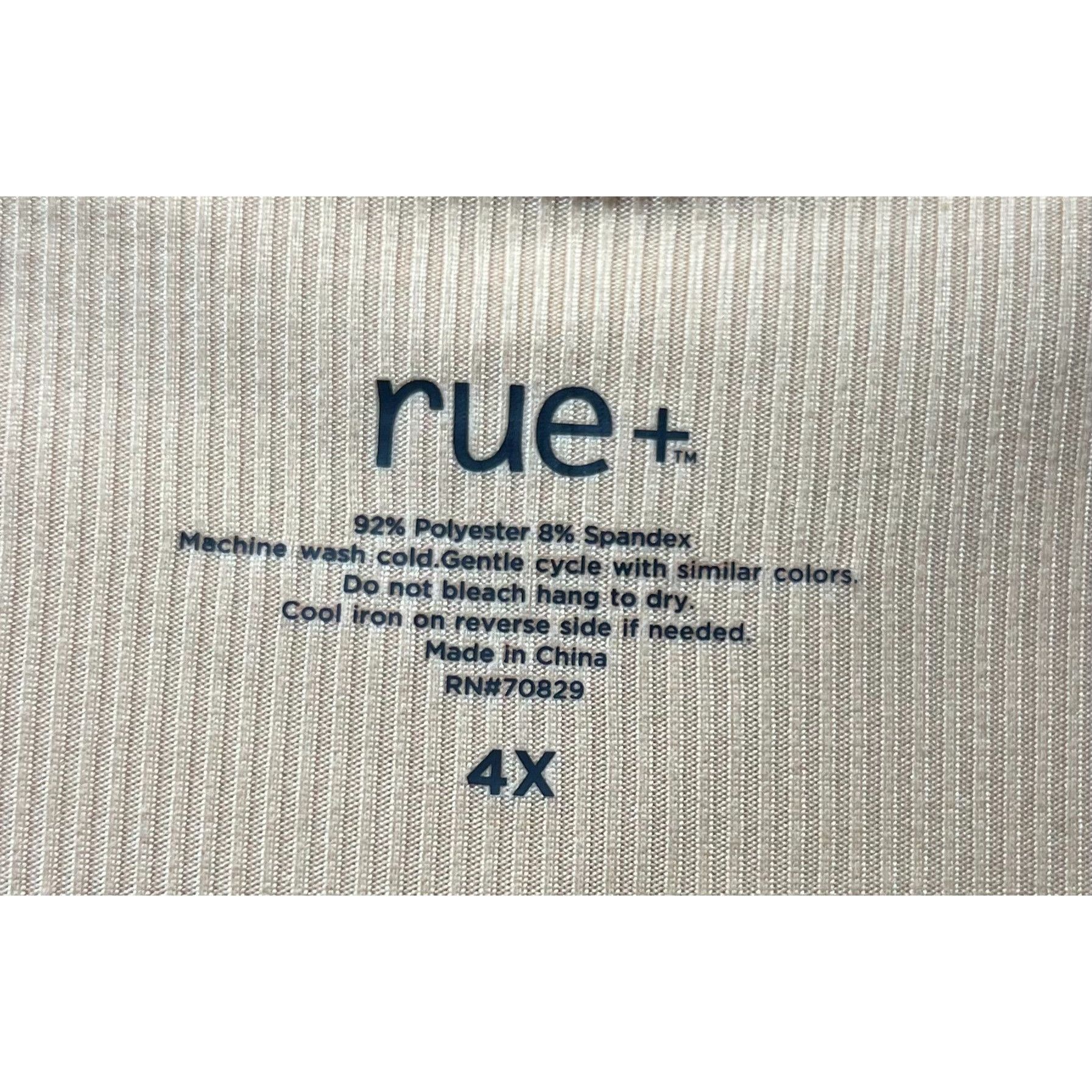 Other Rue + - Women's Short Sleeve T-Shirt - Orange - 4X Size 4XL / US 24-26 - 8 Thumbnail