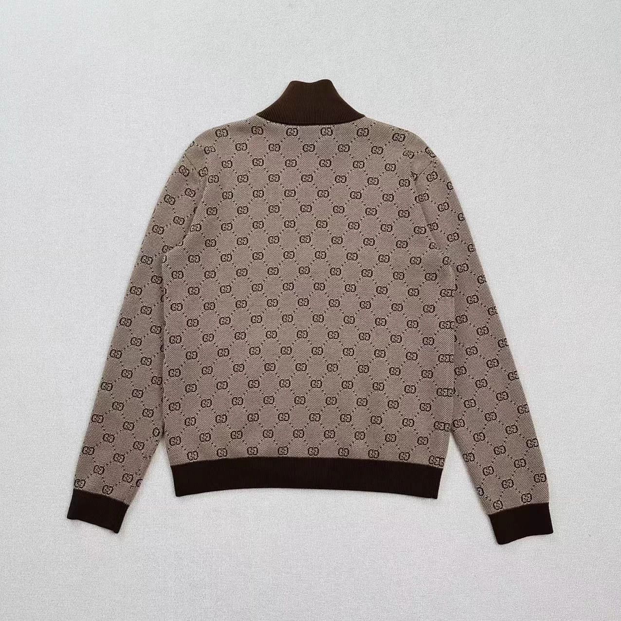 Gucci Gucci GG Monogram All Over Knit Jacket Size S New Size US S / EU 44-46 / 1 - 2 Thumbnail