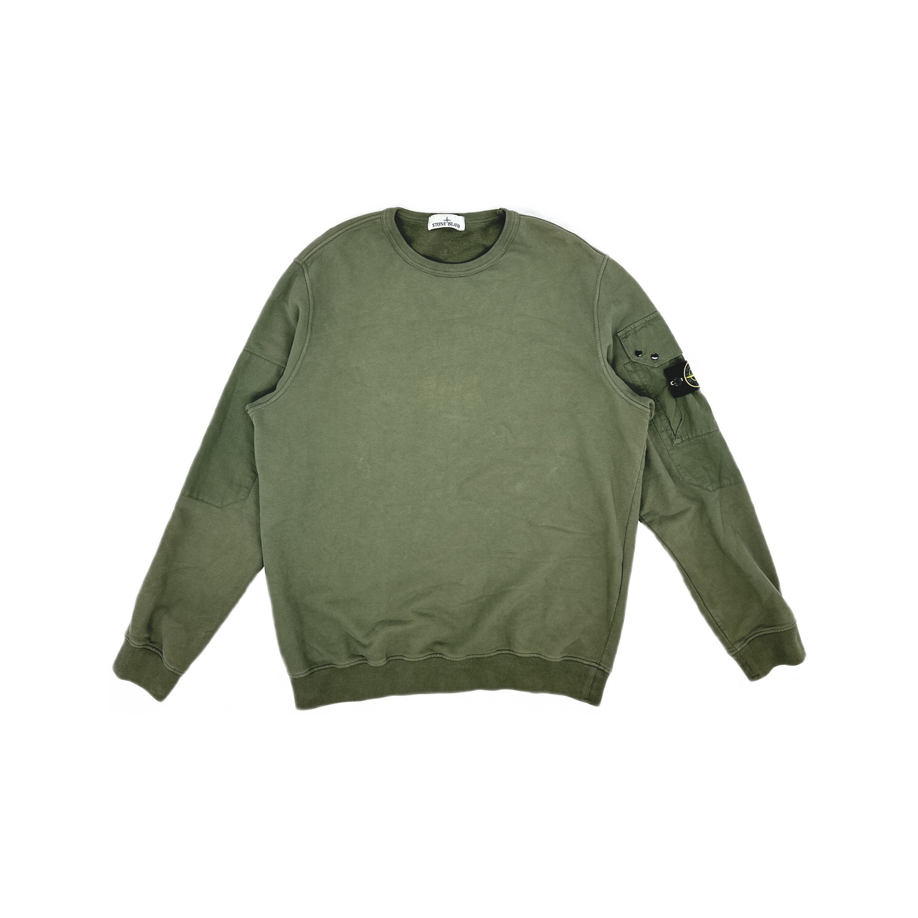 Stone Island Stone Island Green Logo Patch Sweatshirt Size XL Size US XL / EU 56 / 4 - 1 Thumbnail