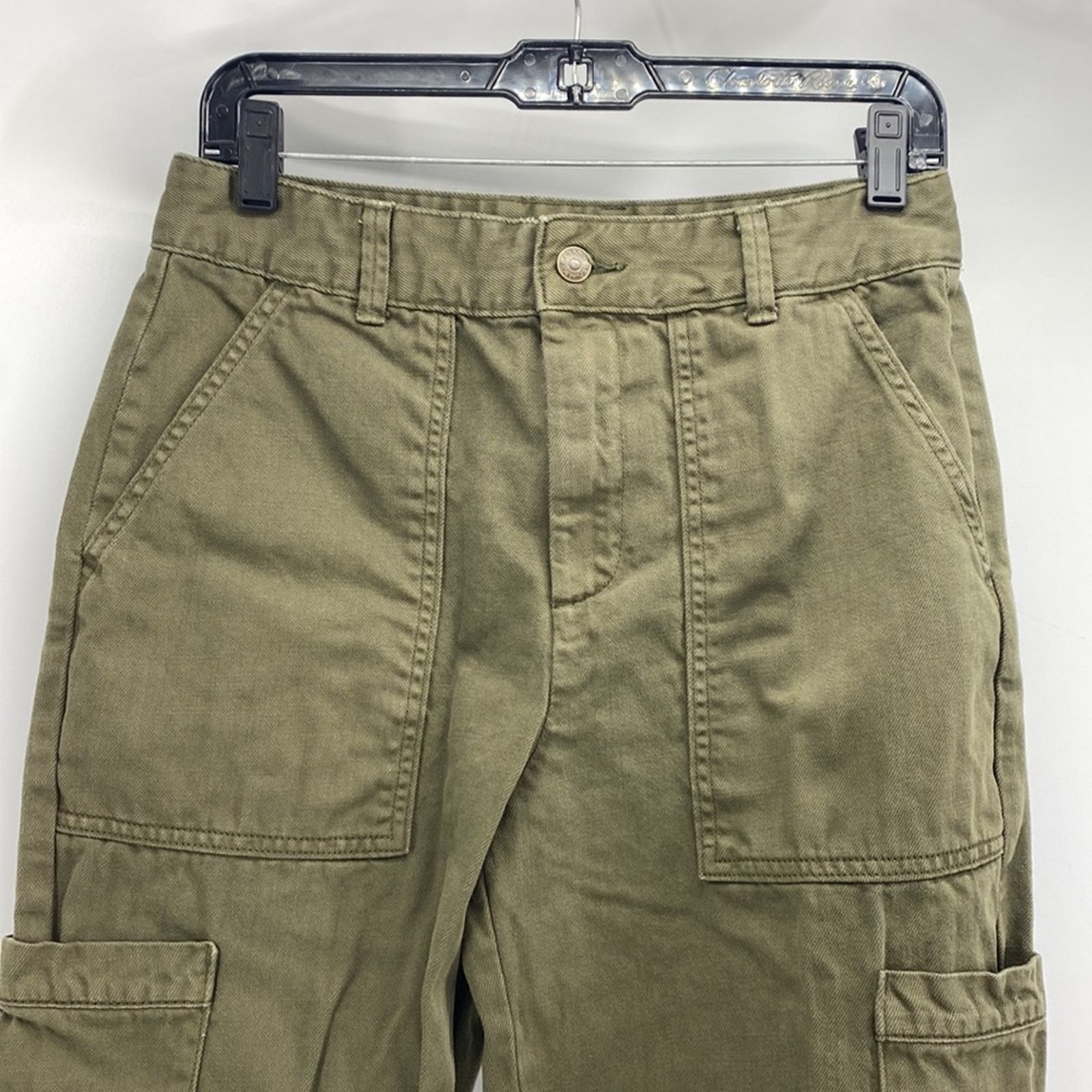 Banana Republic Banana Republic Cargo Ankle Pants green Pockets barrel chic Size 26" / US 2 / IT 38 - 2 Thumbnail
