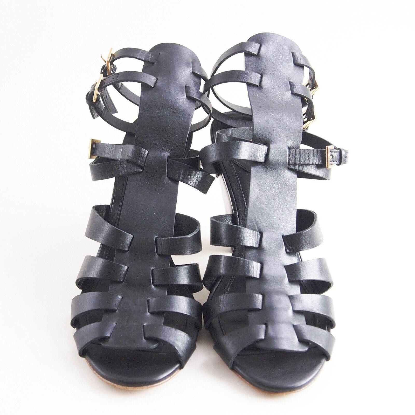 Ash High Heel Gladiator Sandals Black US 10 EU 40