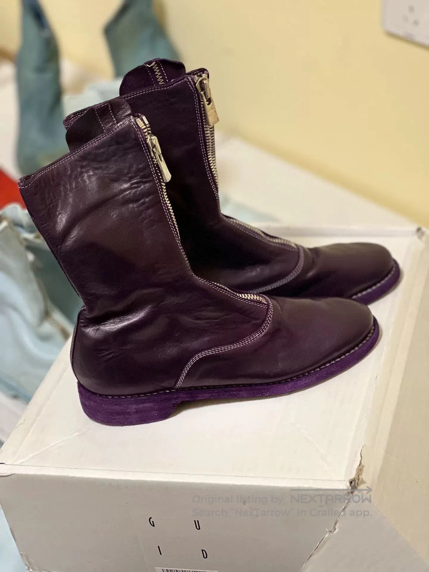 Guidi Guidi Front Zip Army Boots 310. Size US 4 / IT 34 - 4 Thumbnail