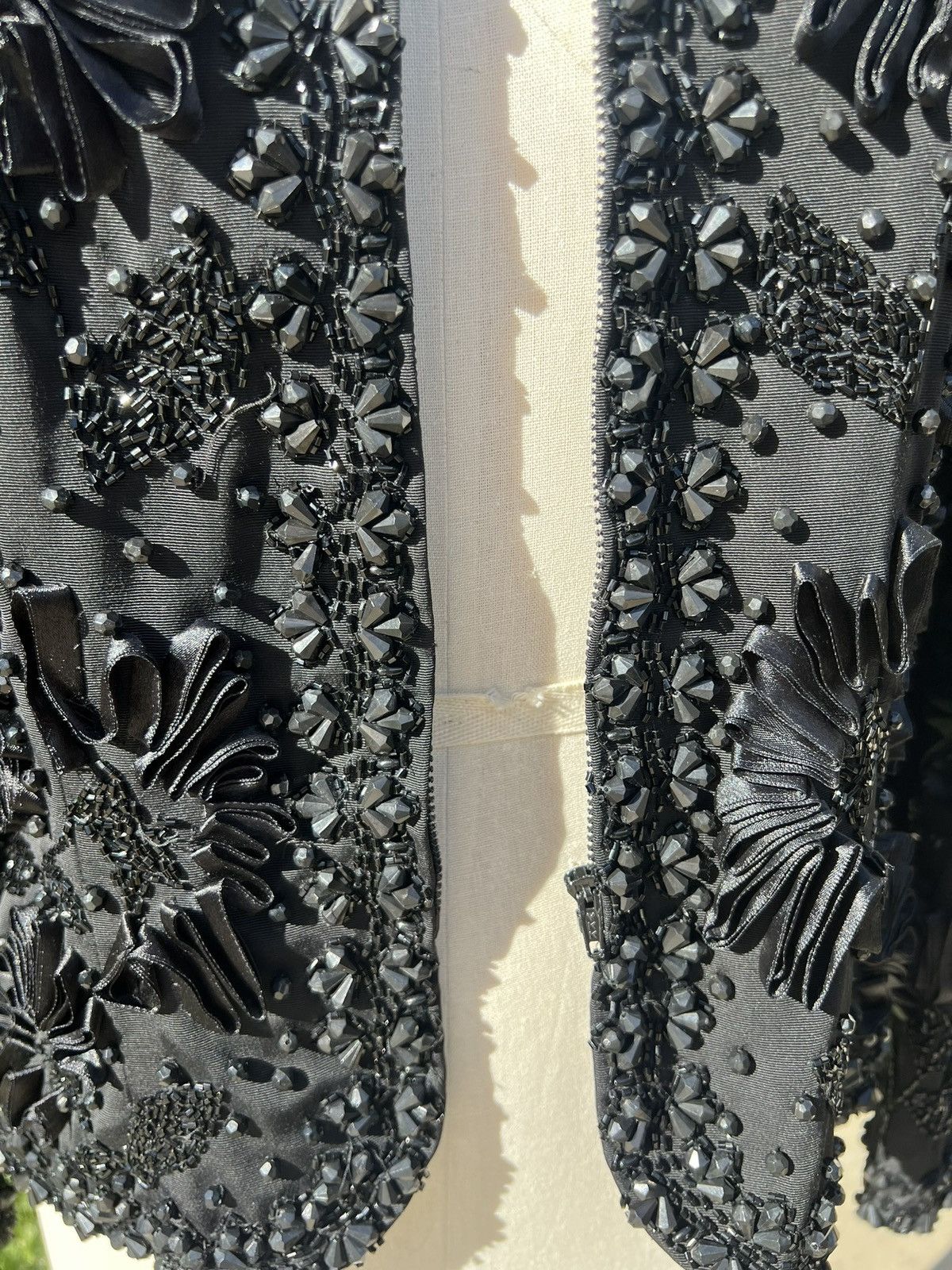 Oleg Cassini Black Tie Oleg Cassini Beaded Jacket Size XL / US 12-14 / IT 48-50 - 7 Thumbnail