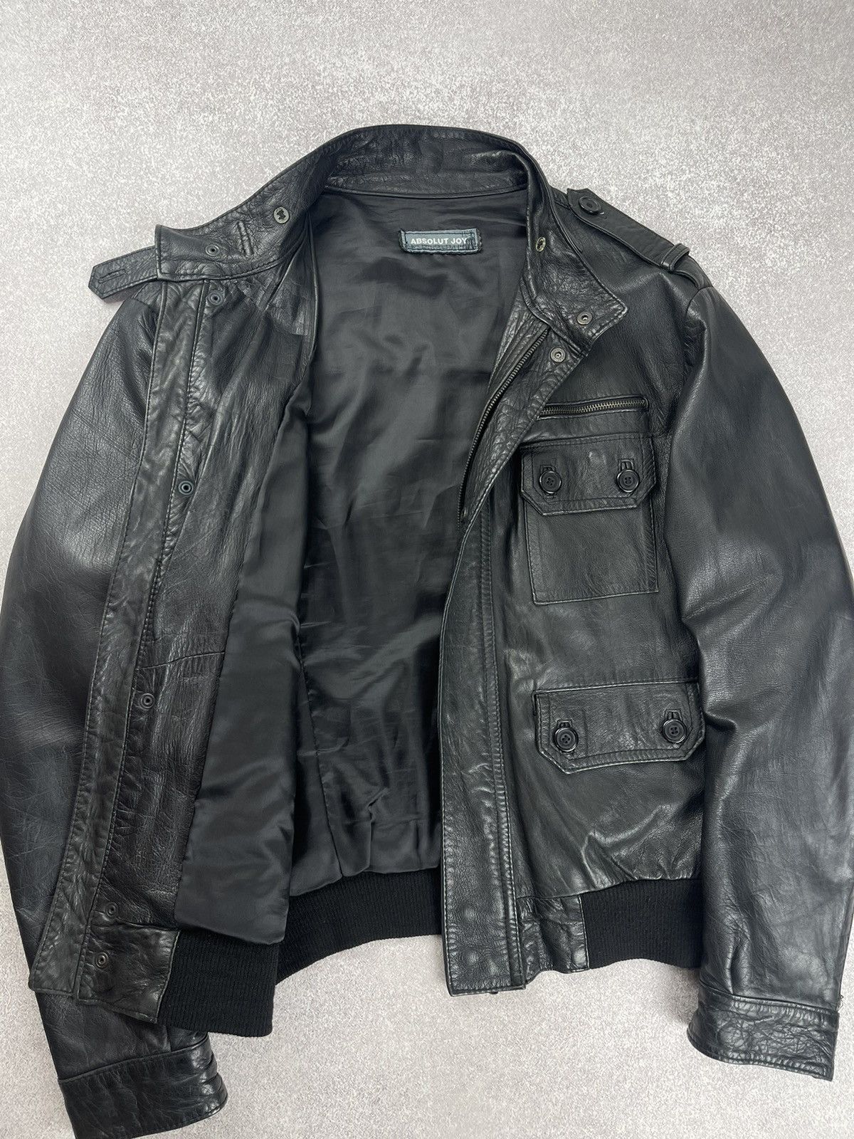Absolut Joy Absolut Joy Leather Jacket Men’s Size M-L Size US M / EU 48-50 / 2 - 7 Thumbnail